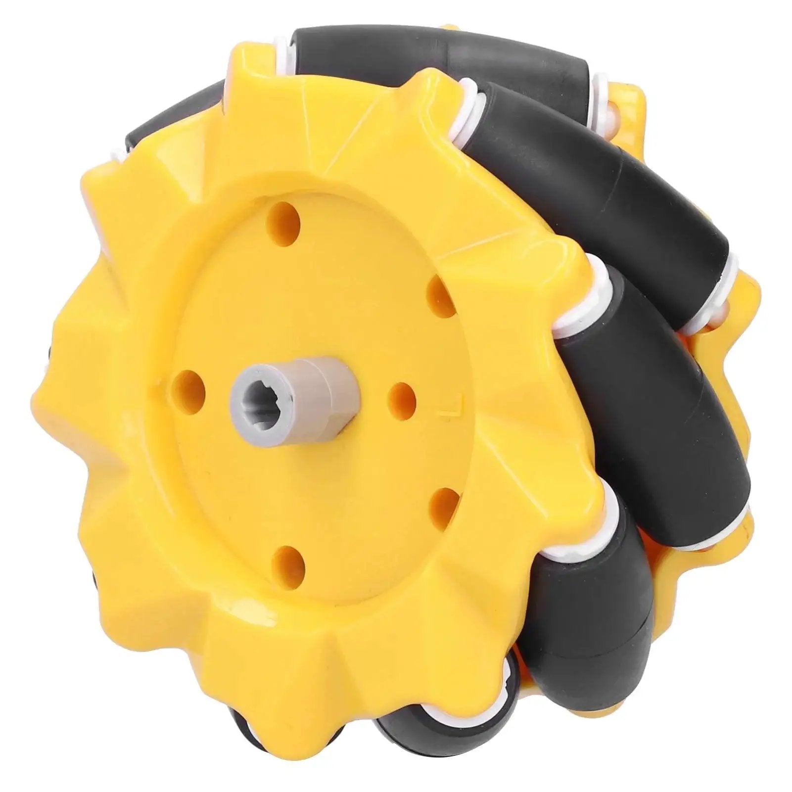 80mm Mecanum Wheel Omnidirectional Robot Car Parts For DIY Projects Two Pack High Quality Wheel Set with durable rubber rollers