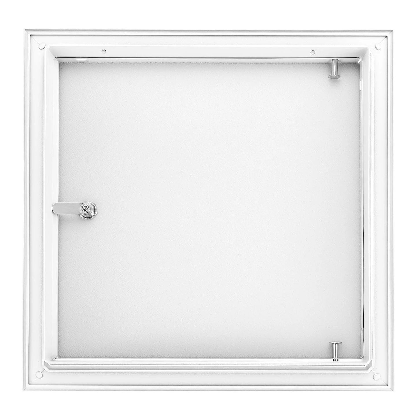 10 X 10 Flush Access Door Panel For Drywall And Ceiling Electrical, Powder Coated White Aluminum Alloy Service Shaft Door By QWORK