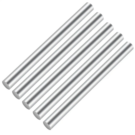 Five one eighth inch stainless steel rods for DIY projects and metalworking hobbies, 304 stainless steel, rust resistant and strong.