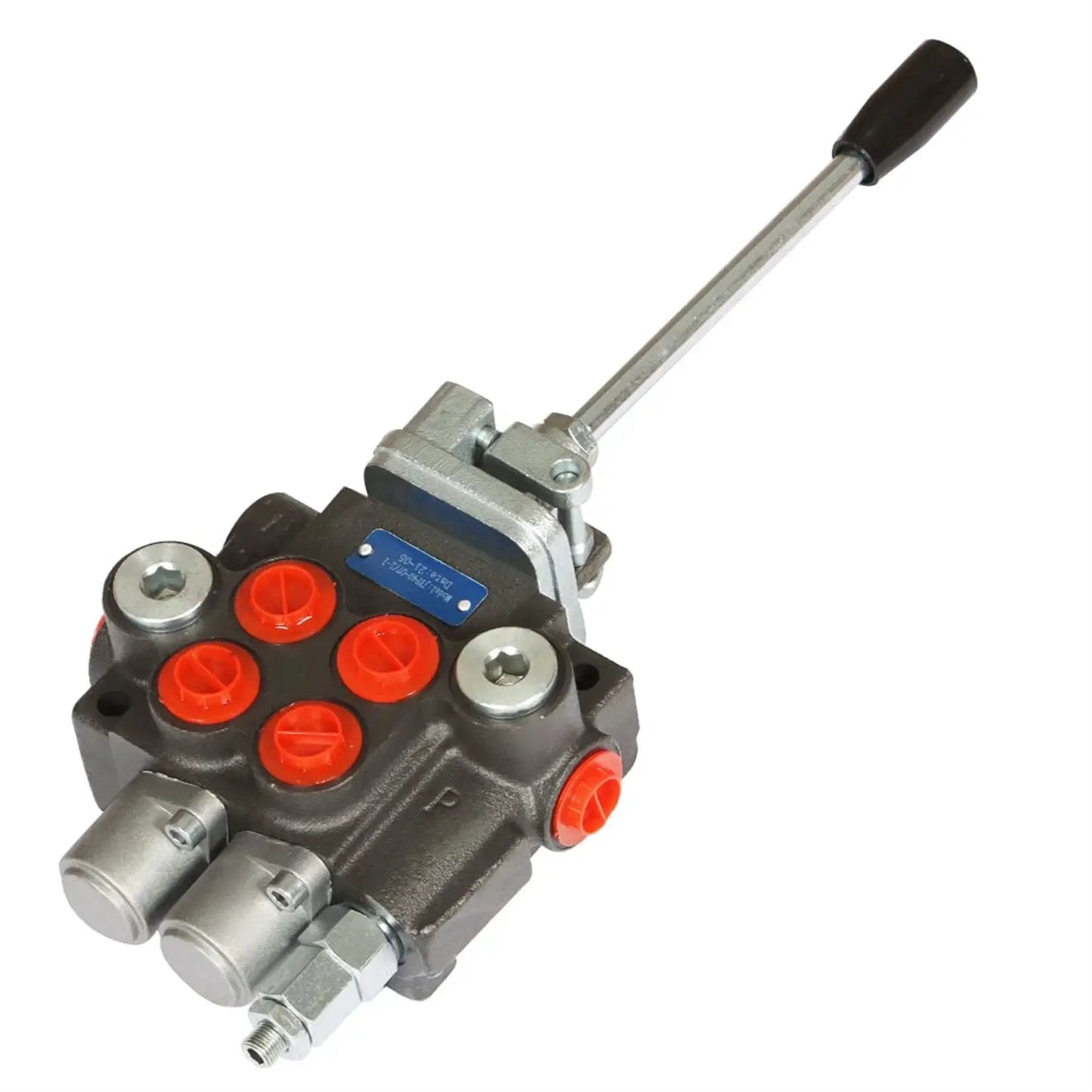 Two Spool 11 GPM Hydraulic Control Valve 3600 PSI BSPP Double Acting Directional Valve with cast iron body and handle