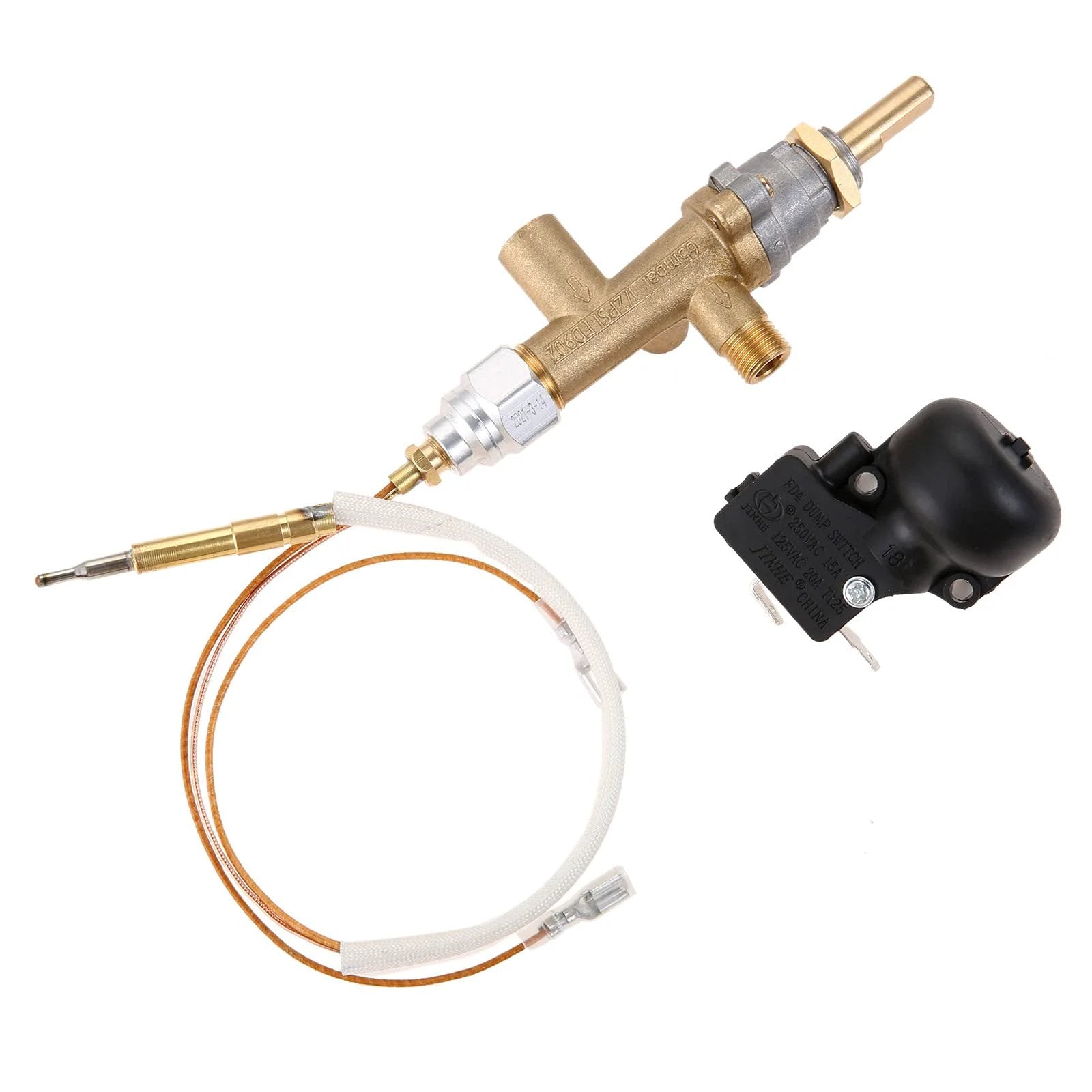 Propane Patio Heater Repair Kit With Thermocouple Sensor And Dump Switch Controls Safety Kit Main Control Valve With Pilot Port
