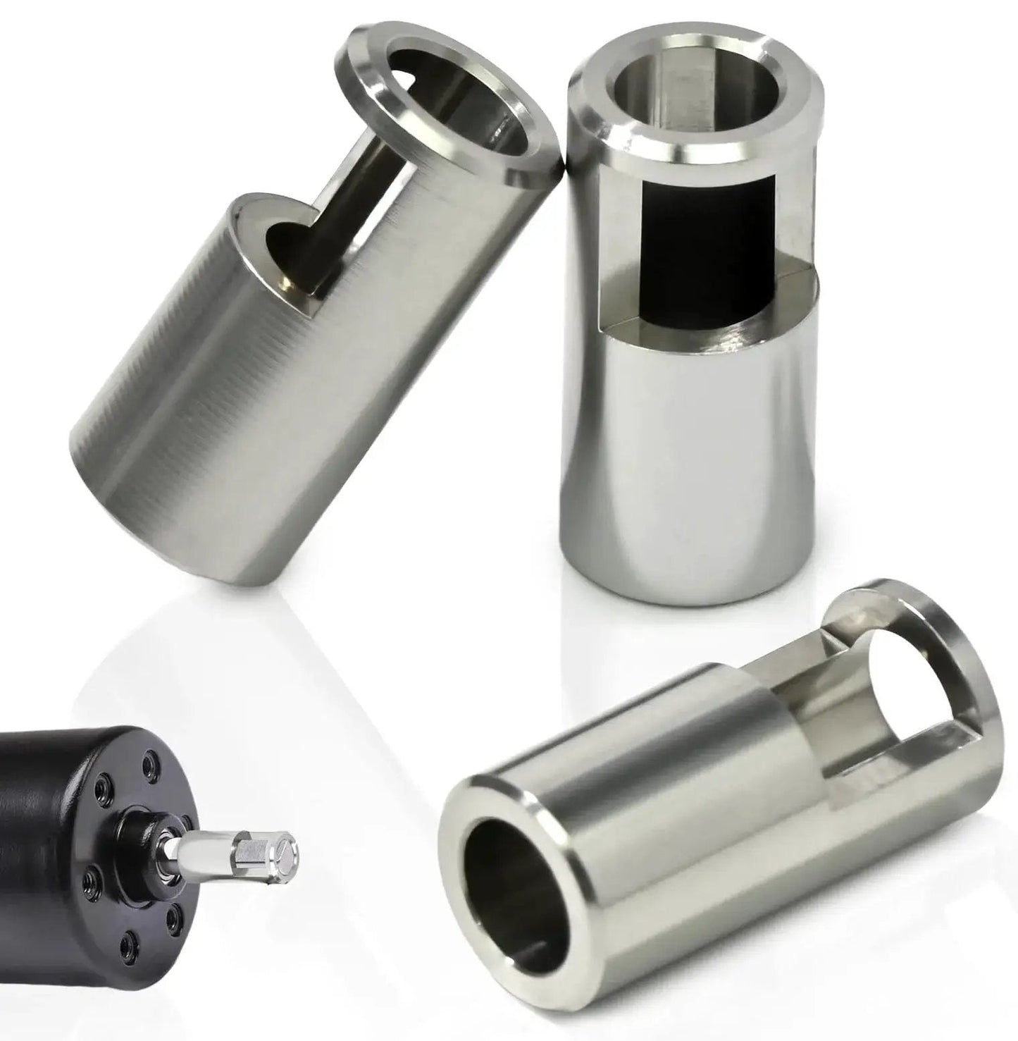 Universal 3Pcs 8mm To 5mm RC Gear Adapter Sleeve Stainless Steel Pinion Reducer Sleeve Driver Shaft For RC Boats Planes Cars