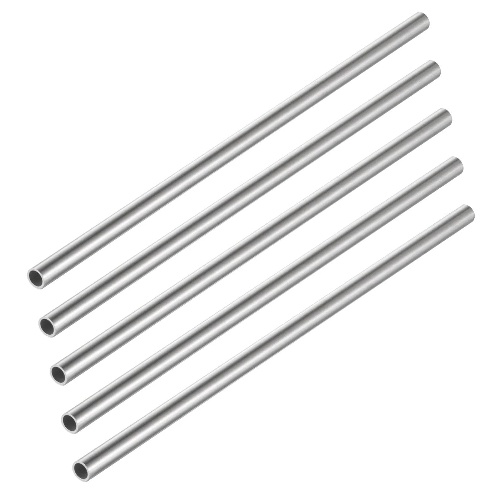 Capillary Stainless Steel Tubing 12 Mm OD X 10 Mm ID 30 Cm Length 5 Piece Set 304 Stainless Steel Pro Grade Smooth Surface