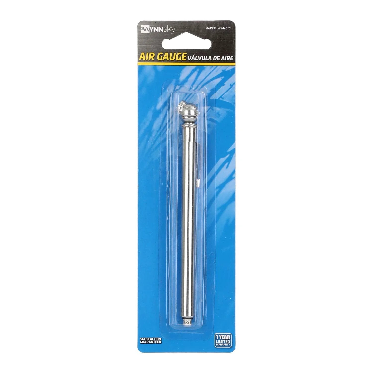 Low Pressure Pencil Tire Gauge For Golf Carts And ATVs Calibrated 1 To 20 PSI In Half Pound Increments Chrome Head With Aluminum Tube