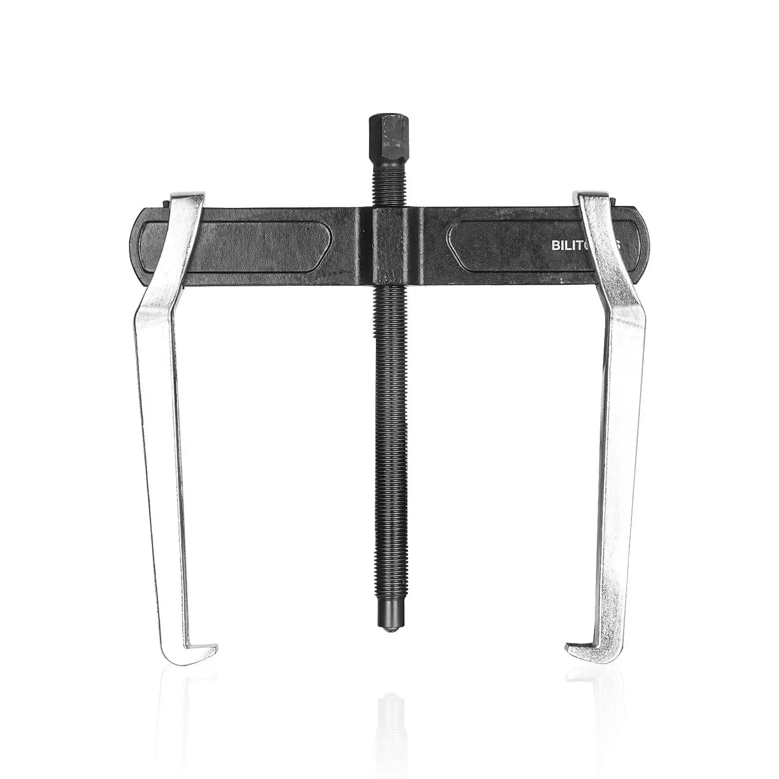 Front view of 8-Inch 2-Jaw Gear Puller For Internal And External Removal Of Pulleys Flywheels Bearings And Gears Heavy-Duty CR-V Steel