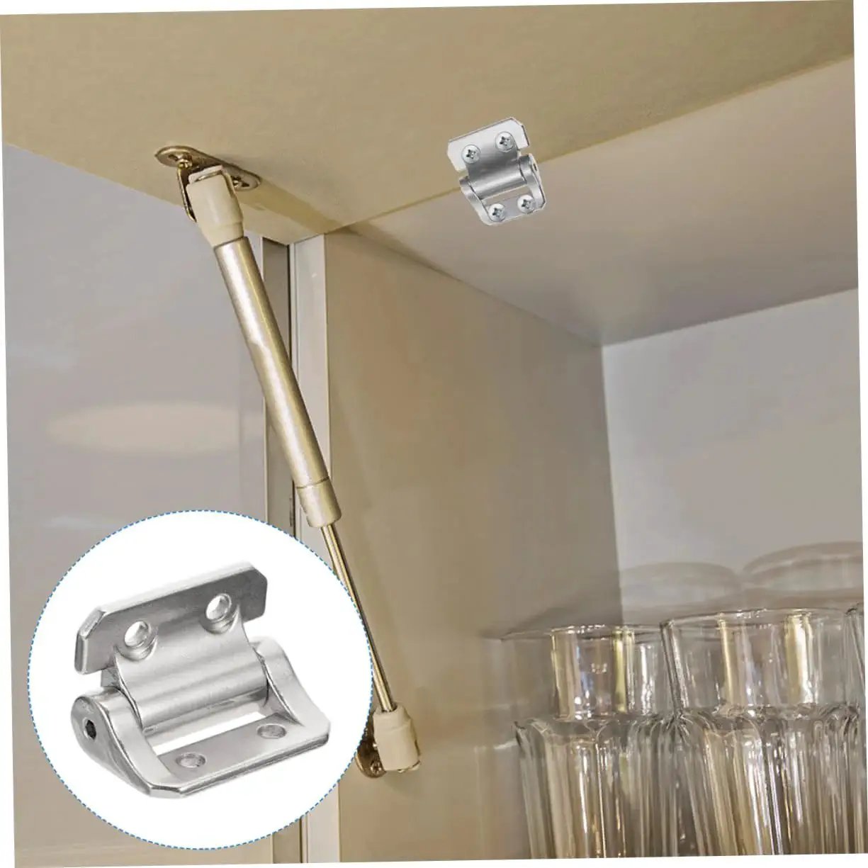 Silent Soft Close Cabinet Door Hinge Replacement With Built In Damping For Residential Use Heavy Duty Load Bearing No Fuss Install shown on cabinet