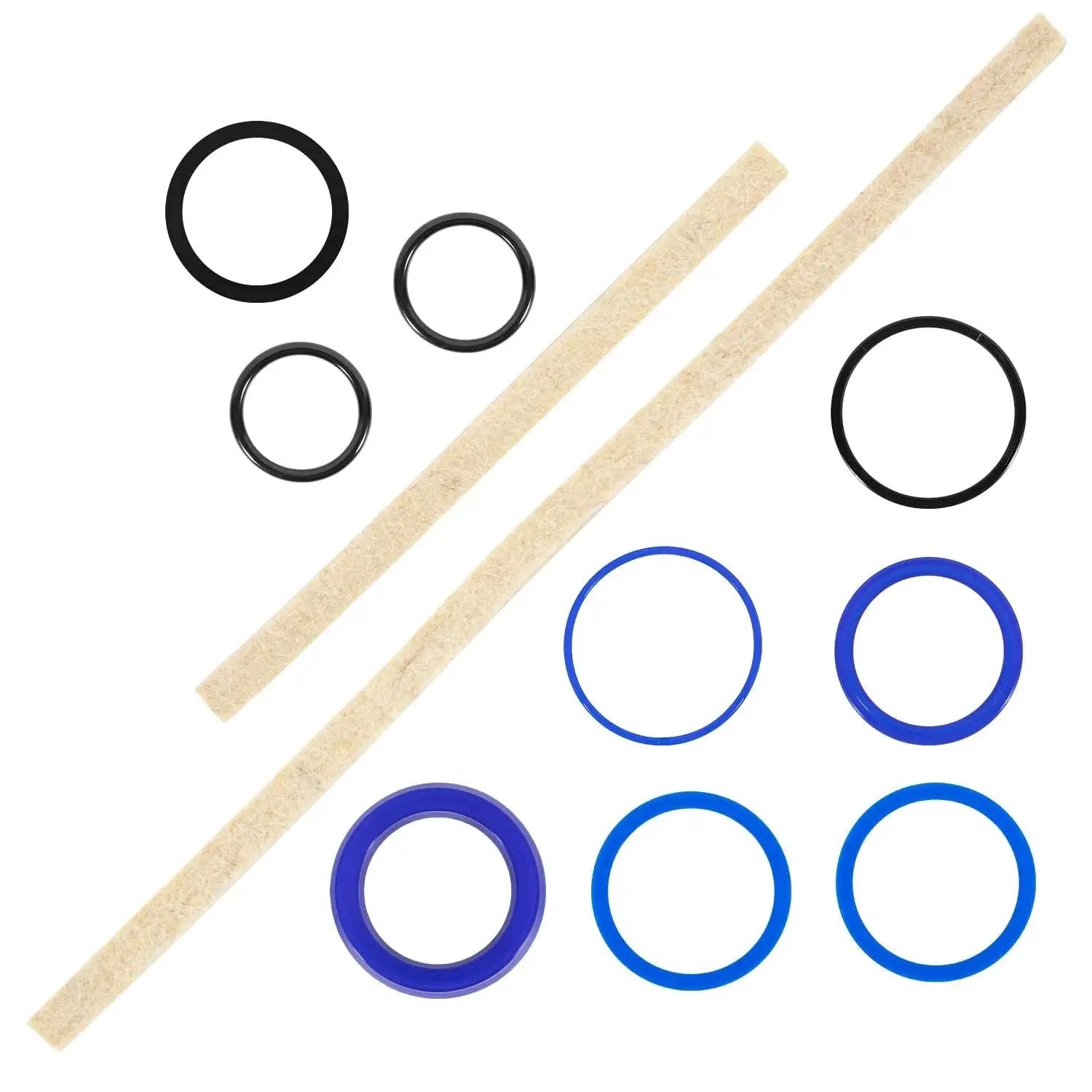 Heavy Duty Hydraulic Cylinder Seal Kit For Rotary Lift And Texas Hydraulics Cylinders, with FJ783-12TH seals, top view