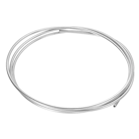 Stainless Steel Tubing Coil One Quarter Inch Outer Diameter Ten Feet Welded 304 Stainless Steel Tube Silver Tone.