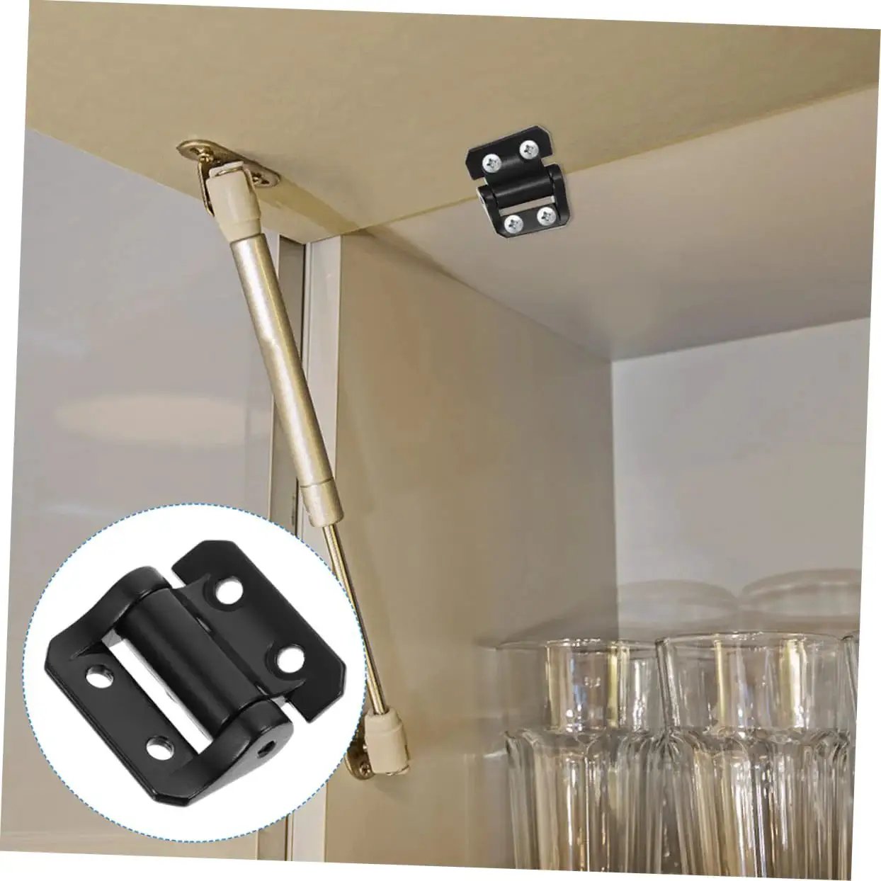 Corner Cabinet Hinge With Thickened Door Hinge For Cabinets Self Closing Mechanism for Kitchen, high load support in cabinet