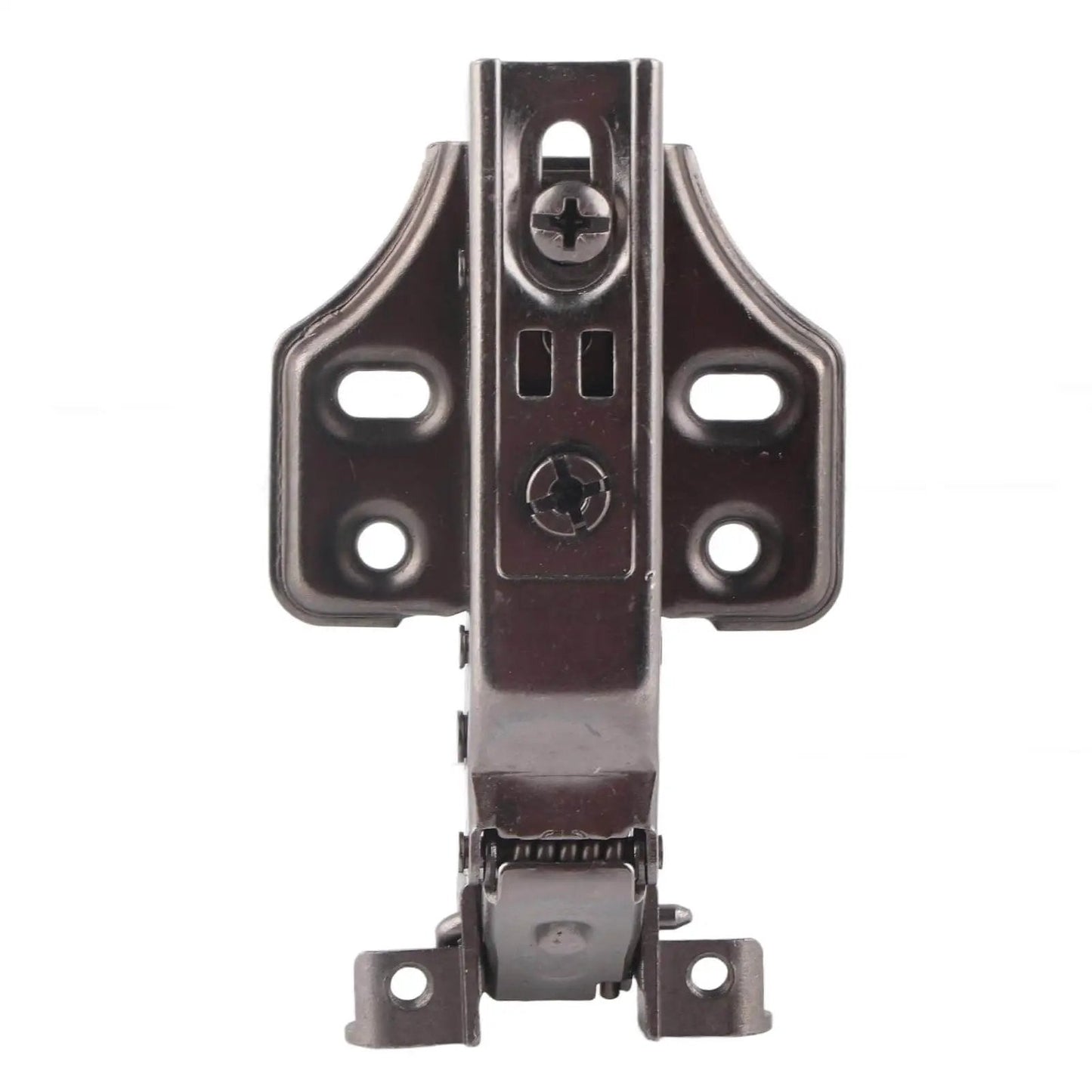 Soft Closing Hinges For Aluminum Frame Cabinets And Glass Doors With Adjustable Enlarged Base And Thickened Boost Arm For Smooth Cushioning No Slam Operation, Compatible With 19 To 24mm Frames And 14 To 21mm Wood Thickness Yosoo front view