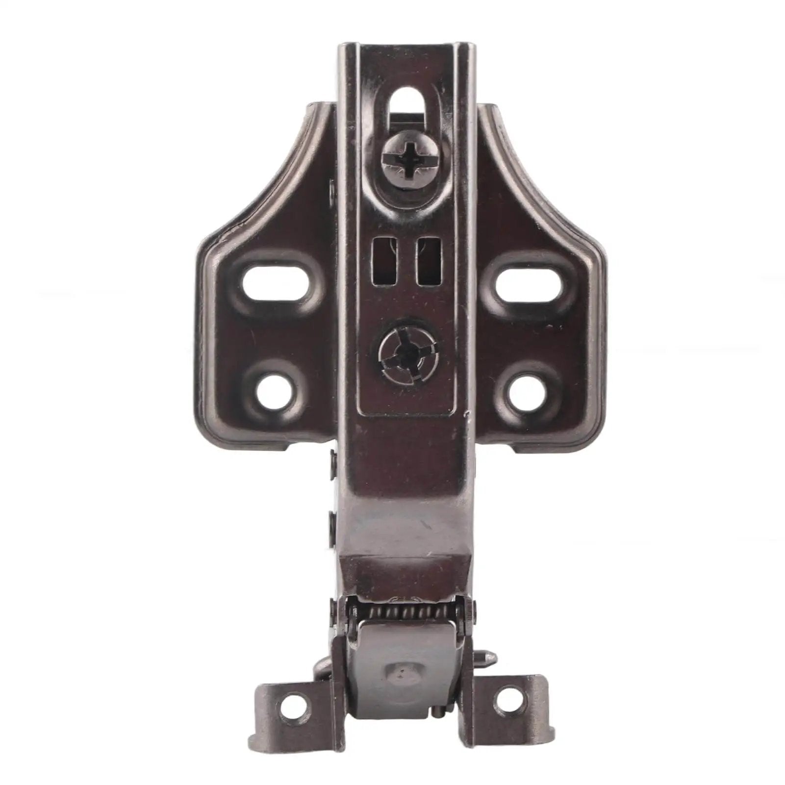 Soft Closing Hinges For Aluminum Frame Cabinets And Glass Doors With Adjustable Enlarged Base And Thickened Boost Arm For Smooth Cushioning No Slam Operation, Compatible With 19 To 24mm Frames And 14 To 21mm Wood Thickness Yosoo front view