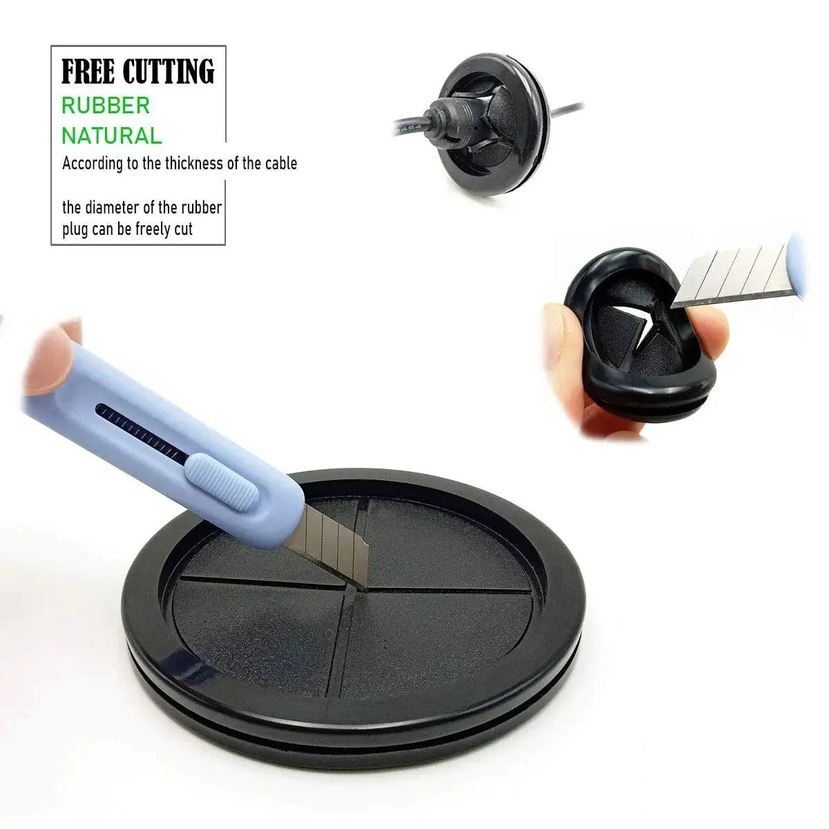 Rubber Grommets For Wiring One And Quarter Inch Hole Double Sided Plugs For Firewall And Automotive Use Cut To Size Grommets