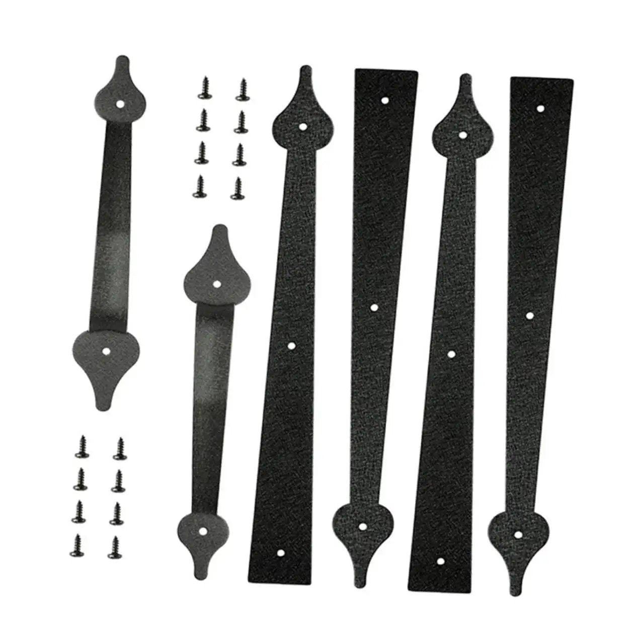Premium Door Hinges Set For Garage And Shed Built To Last Gatuida Heavy Duty Easy To Install with screws for various doors