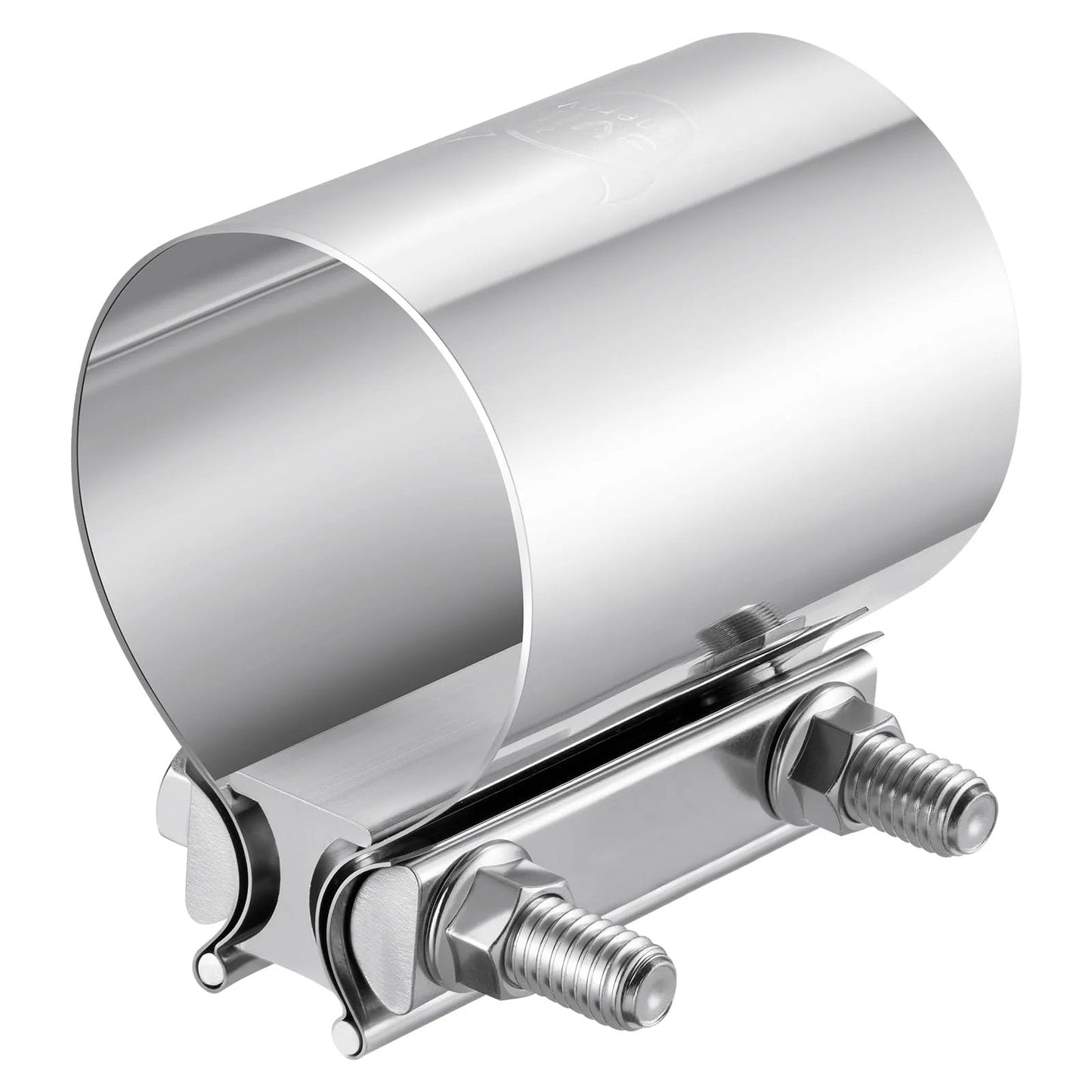 Two Point Five Inch Exhaust Clamp For Pipes Mufflers And Catalytic Converters Stainless Steel 304 Heavy Duty Butt Joint Band Clamp