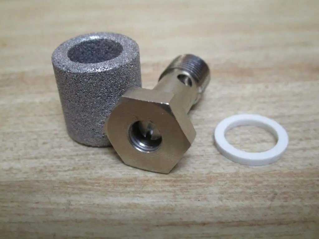 Exhaust Choke Silencer For Pneumatic And Hydraulic Equipment One Eighth Inch Fine Thread One Inch Length Replacement Part 3341051100