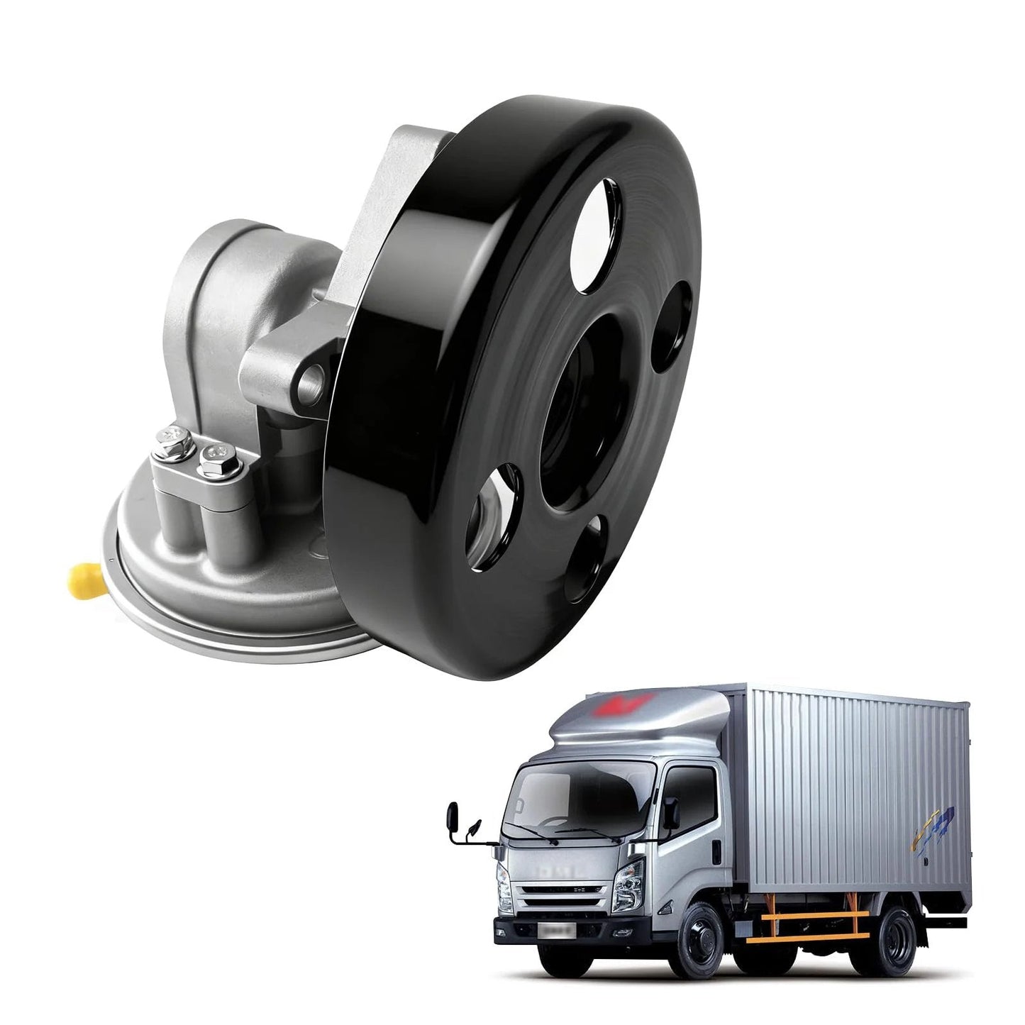 Beefed Up Vacuum Pump With Pulley For Isuzu NPR HD Trucks 1995-2020 L96 LQ4 LY6 L31 L05 3.0L-6.0L V8 And L4 Engines, aluminum
