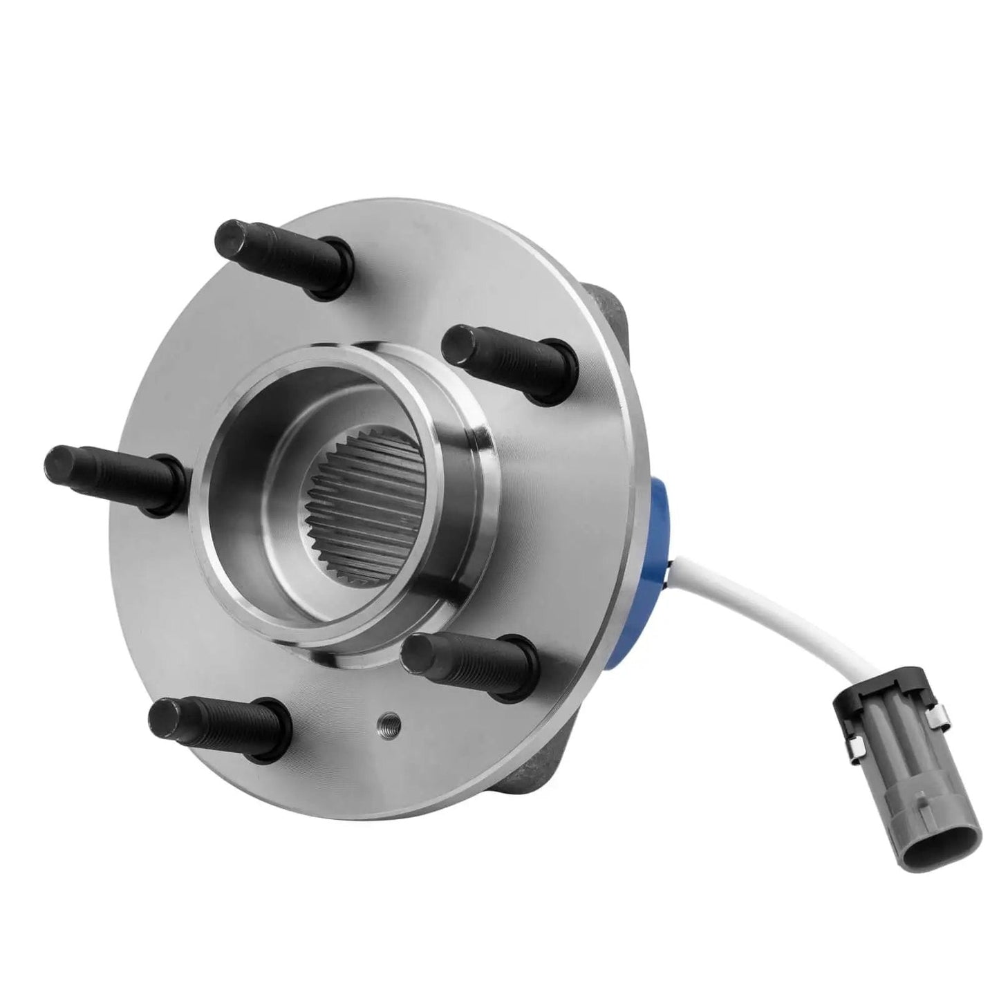 Front Wheel Hub Bearing Assemblies With ABS 5 Lug Two Piece Set Compatible With Chevrolet Impala Monte Carlo Venture