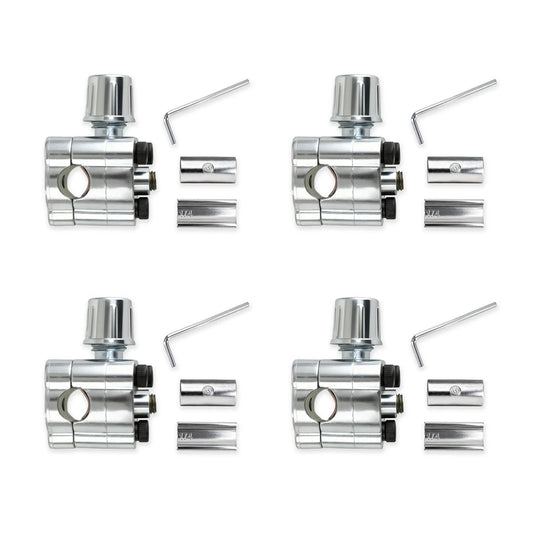 4 Pack Piercing Valve Kit For Refrigerator Line Tap With Adapters And Hex Keys Replaces BPV31 AP4502525 GPV14 GPV31 GPV38 GPV56 MPV31 Pro Grade Quality Compatible With One Quarter Five Sixteenths And Three Eighths Inch OD Pipes