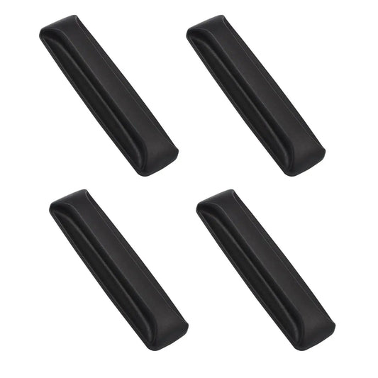 4 Pack Self Adhesive Cabinet Handle Pulls For Drawers Cabinets And Doors With Instant Attachment Black ABS Material No Drilling Easy Grip
