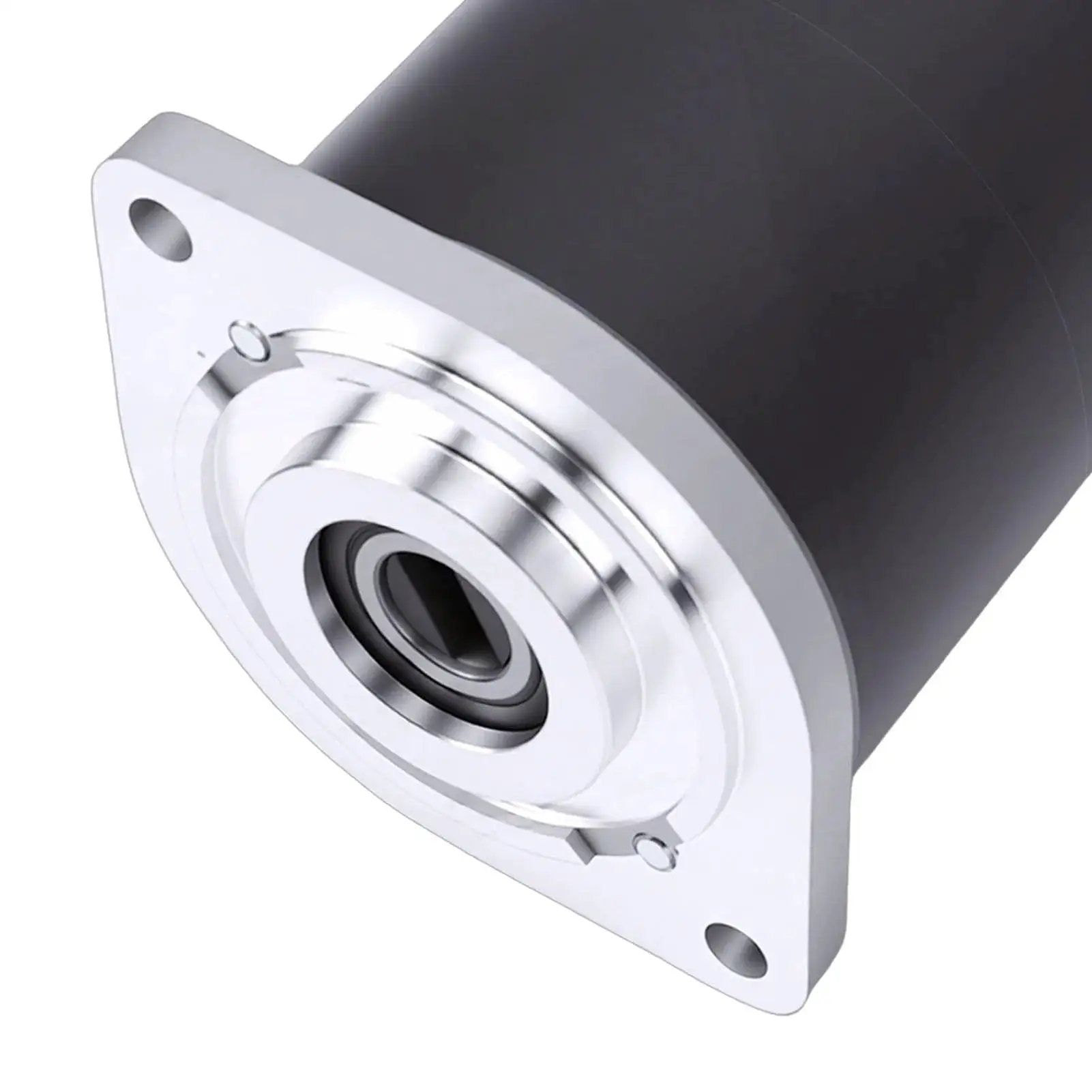 Close-up of RV Leveling System Hydraulic Pump Motor OE Spec Replacement 414850 286722 showing metal flange and mounting holes