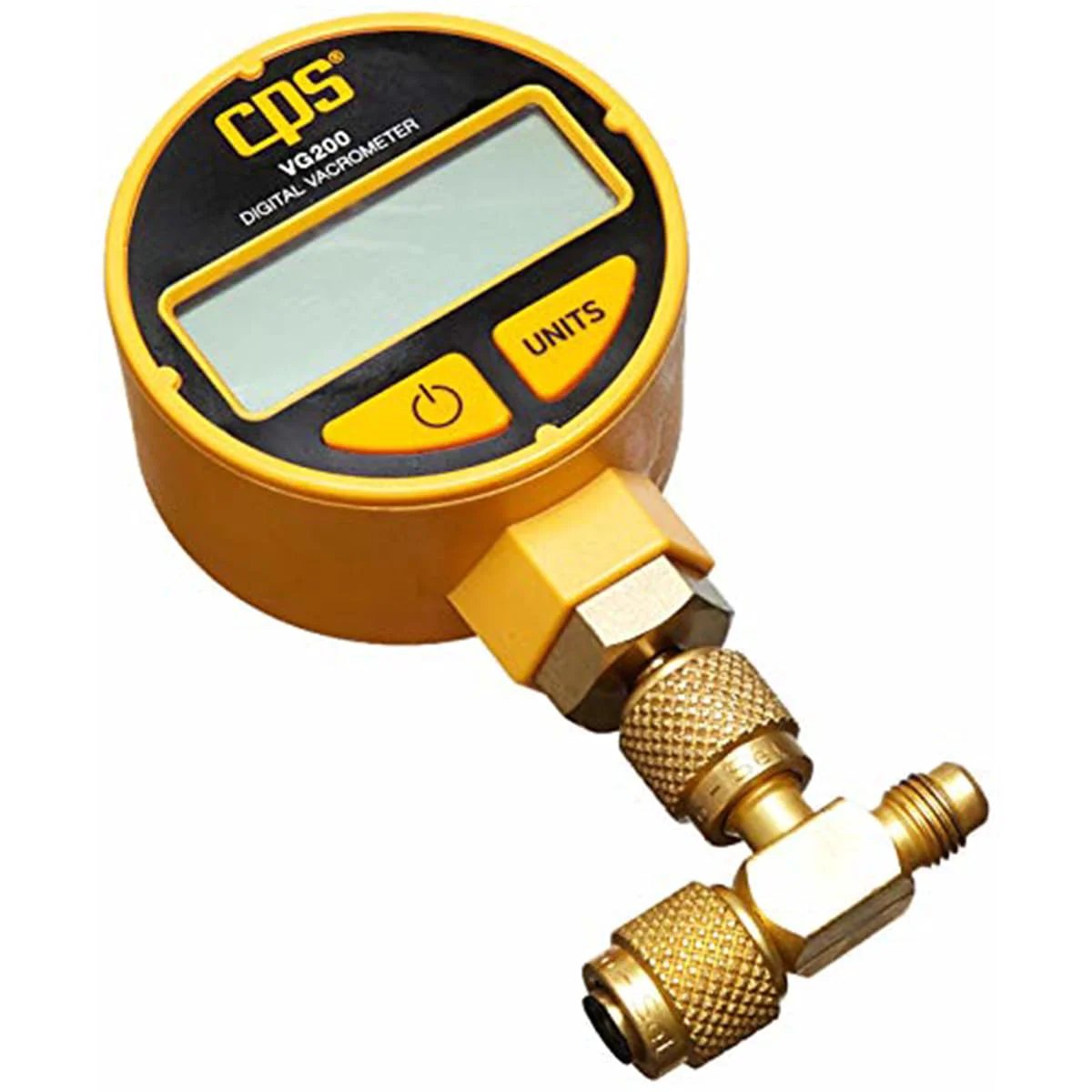 Pro Grade Digital Vacrometer Vacuum Gauge With NIST Calibration For Precision Evacuations, Switchable Microns, Millibar, Torr