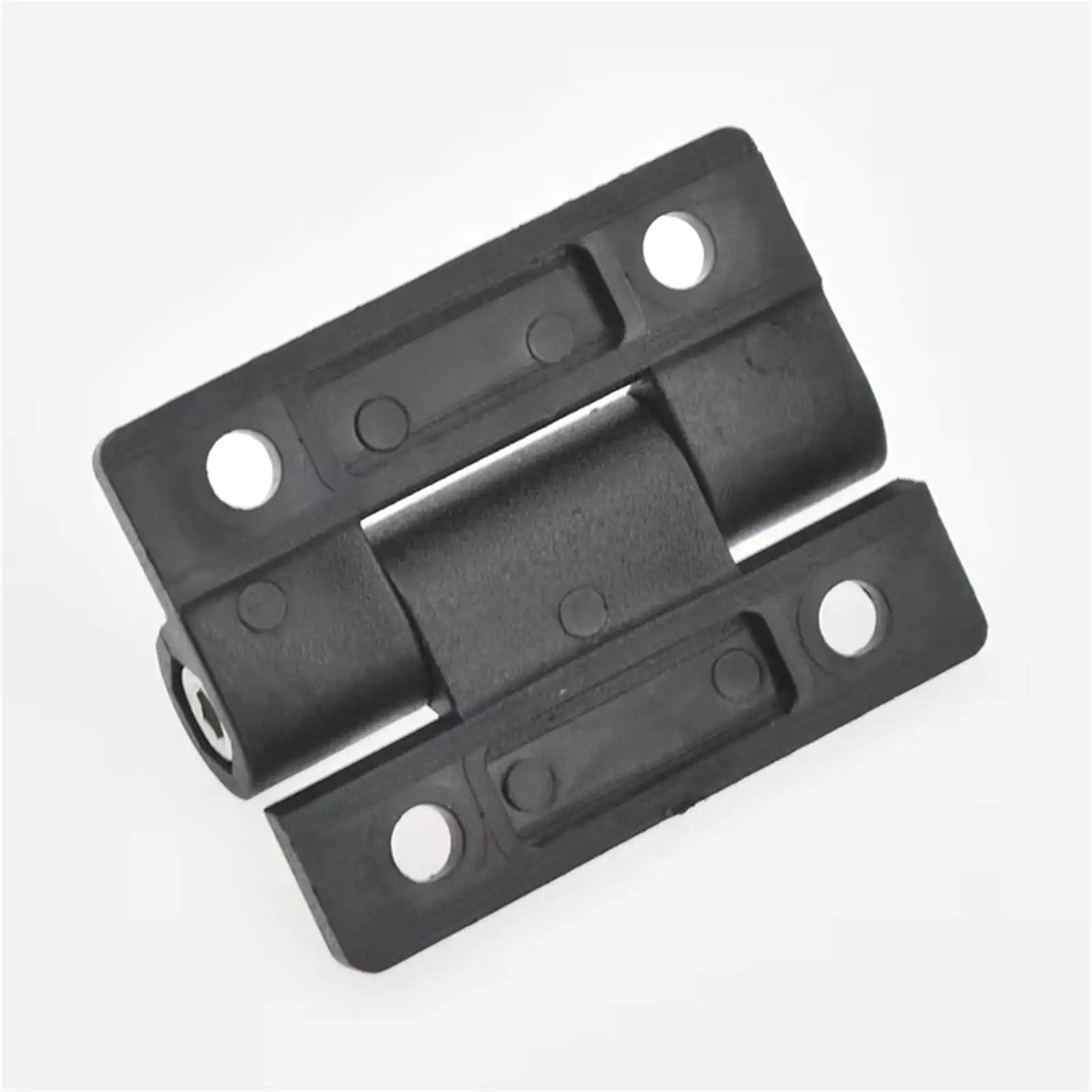 2 Pack Adjustable Torque Plastic Hinges Black Positioning Door Hinges 72x56x19mm Durable Cabinet And Door Hardware For Home Improvement