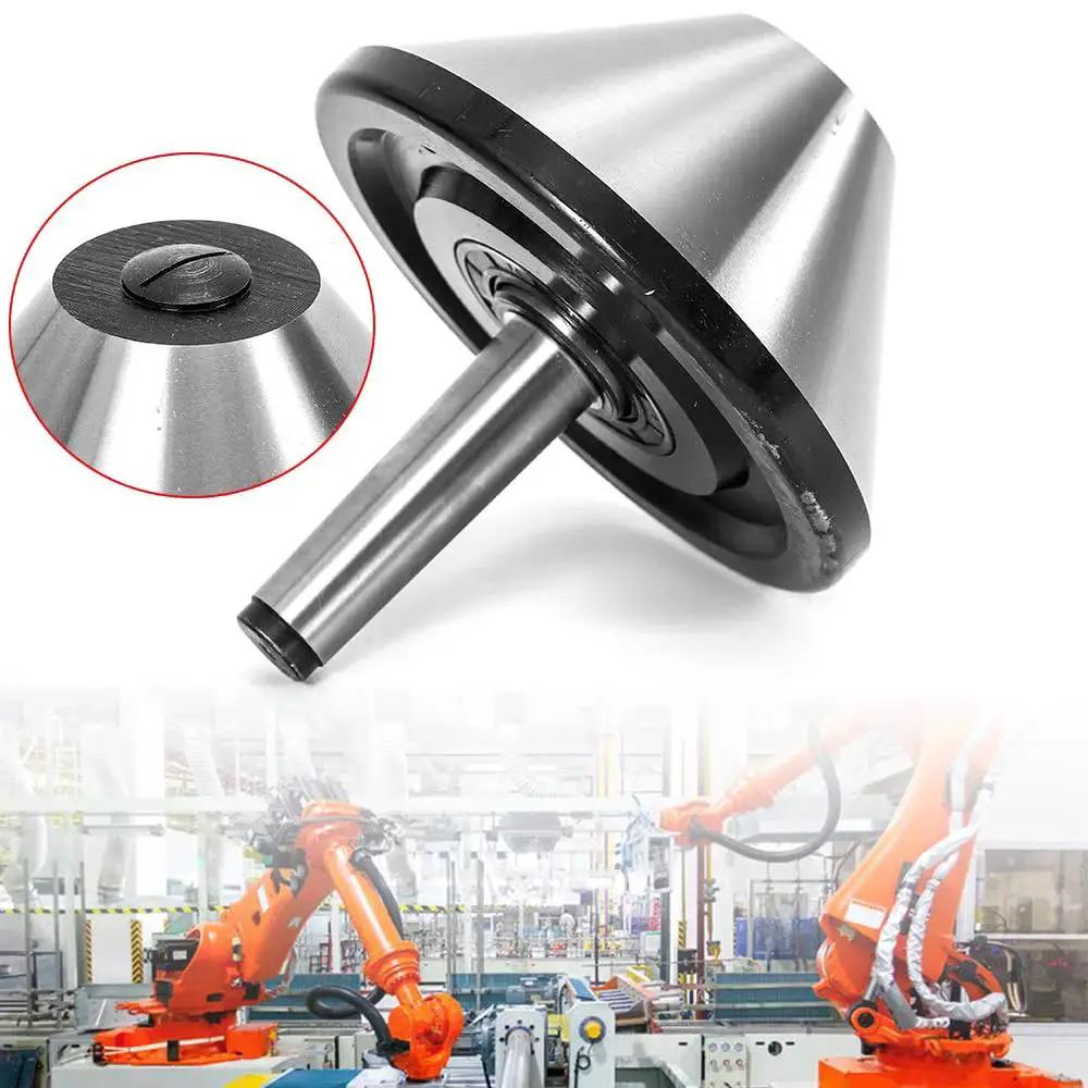 Bull Nose Live Center MT3 Morse Taper 75 Degree Triple Bearing Lathe Centering Tool Alloy Steel Tailstock ready to use
