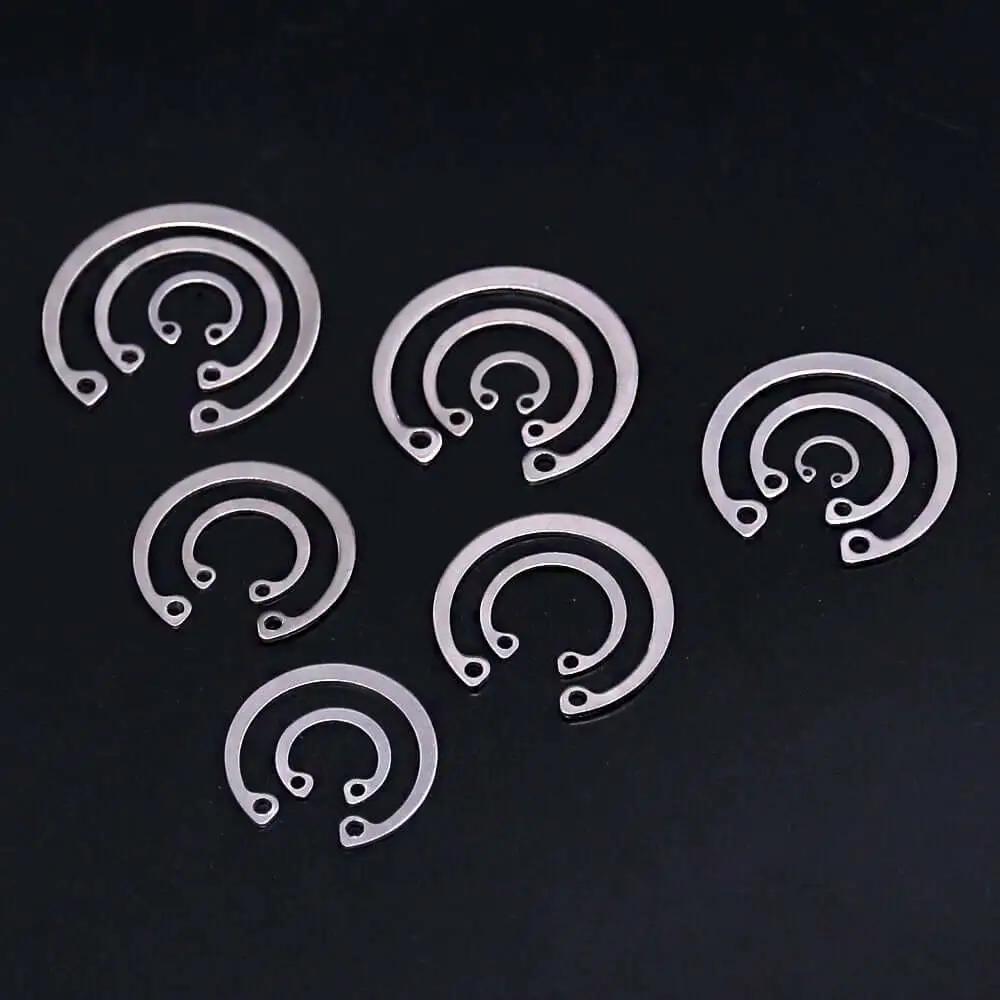 Internal Circlip Snap Ring Kit 200-Piece 15-Size Assortment In 304 Stainless Steel for rust-resistant retaining rings