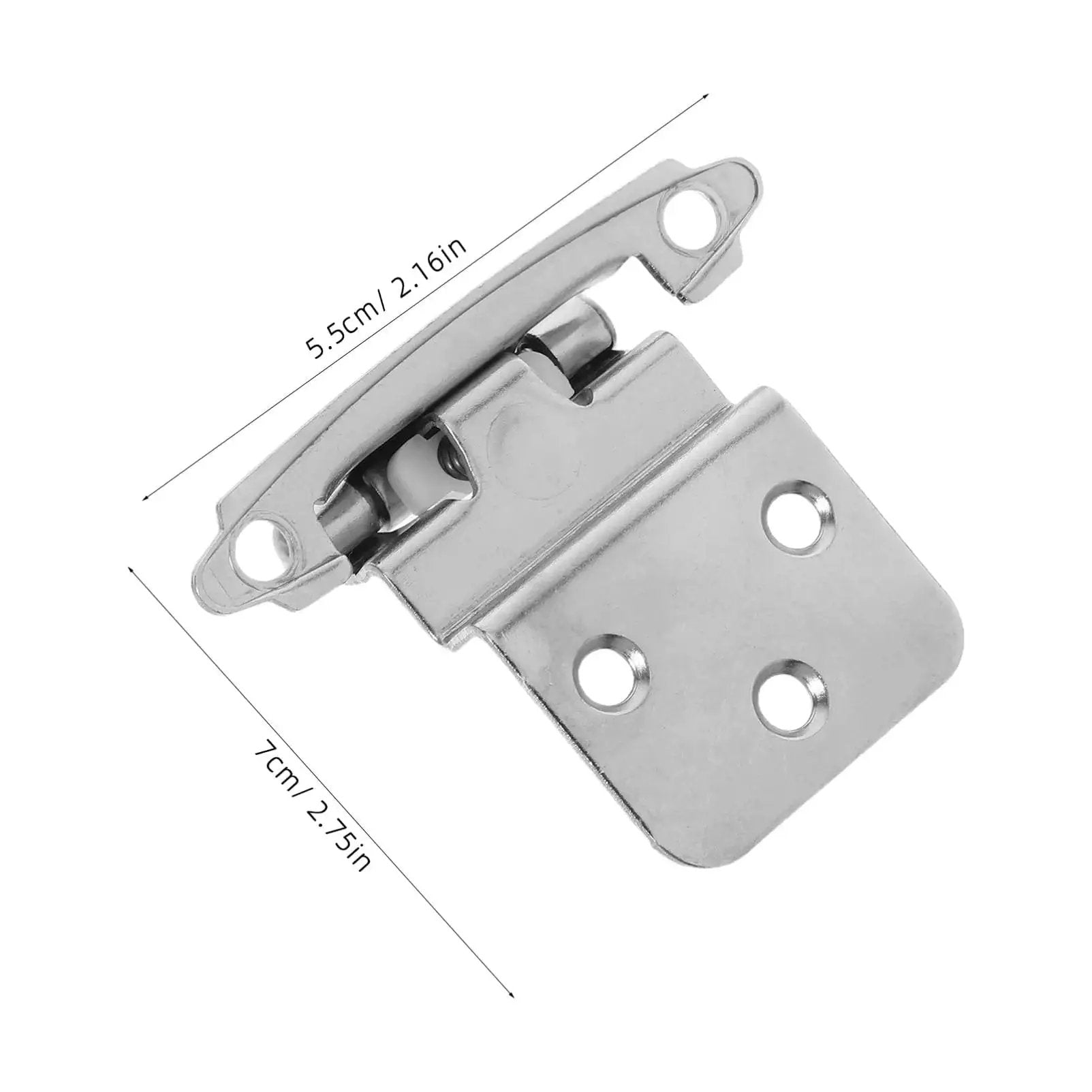 Heavy Duty Self Closing Inset Cabinet Hinges Kit 8 Pieces For Kitchen And Bathroom Waterproof Wear Resistant High Load Bearing Capacity