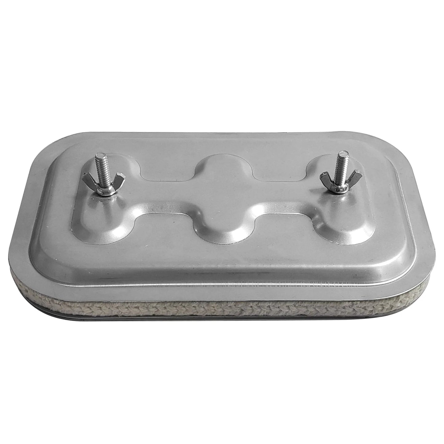 Grease Duct Access Door 10 x 6 Opening, 11 x 7 Door Size, High Temperature 2300 Degree F Ceramic Fiber Gasket, Two Layer Hot Dipped Galvanized Steel