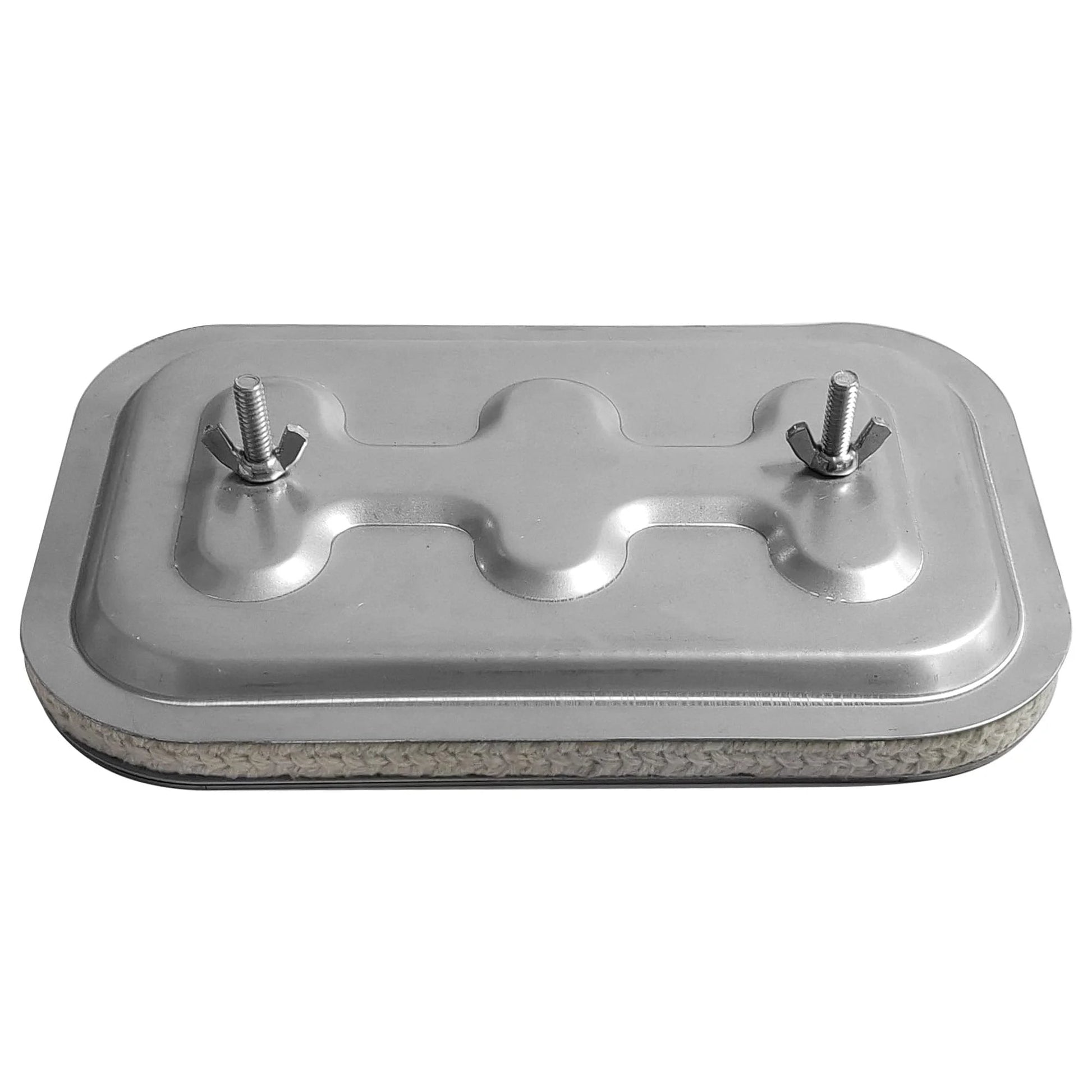 Grease Duct Access Door 10 x 6 Opening, 11 x 7 Door Size, High Temperature 2300 Degree F Ceramic Fiber Gasket, Two Layer Hot Dipped Galvanized Steel