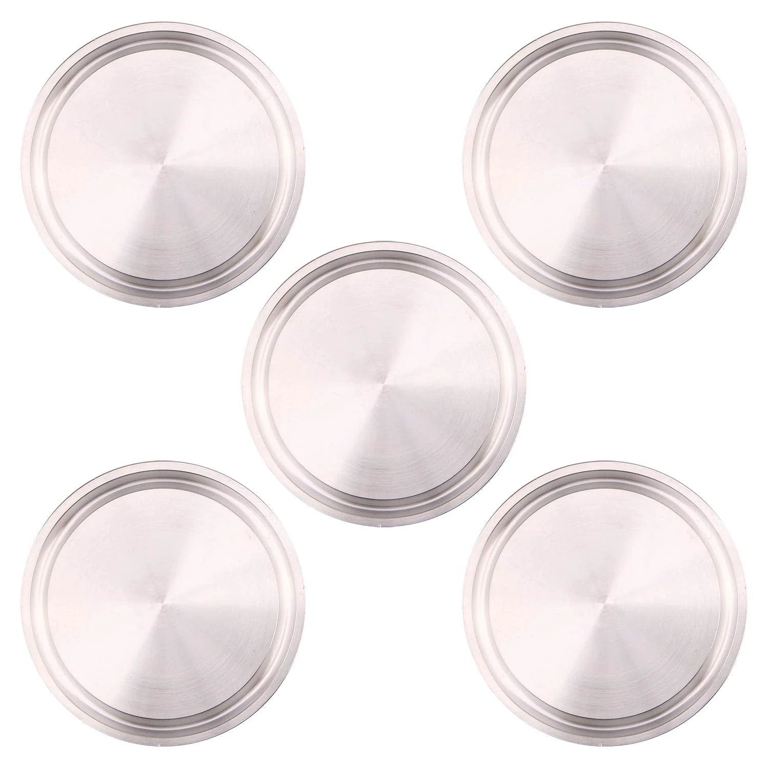 Sanitary End Cap for Tri Clamp Ferrule Flange Stainless Steel 304 Fitting Clamp for One And A Half Inch Tube OD 38mm Fits One And A Half Inch Tri Clamp End Cap Pack Of Five With 250 Psi Rating At 70F