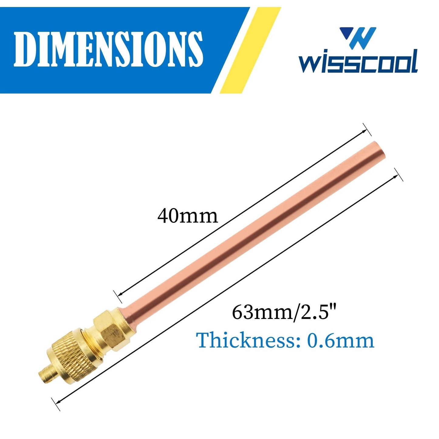 Image of Must Have HVAC Schrader Valve Kit For Vacuum Systems And Refrigeration Ten Piece Set One Quarter Inch SAE To One Quarter Inch OD With Two Point Five Inch Stem Brass Core And Cap Leak Proof Construction