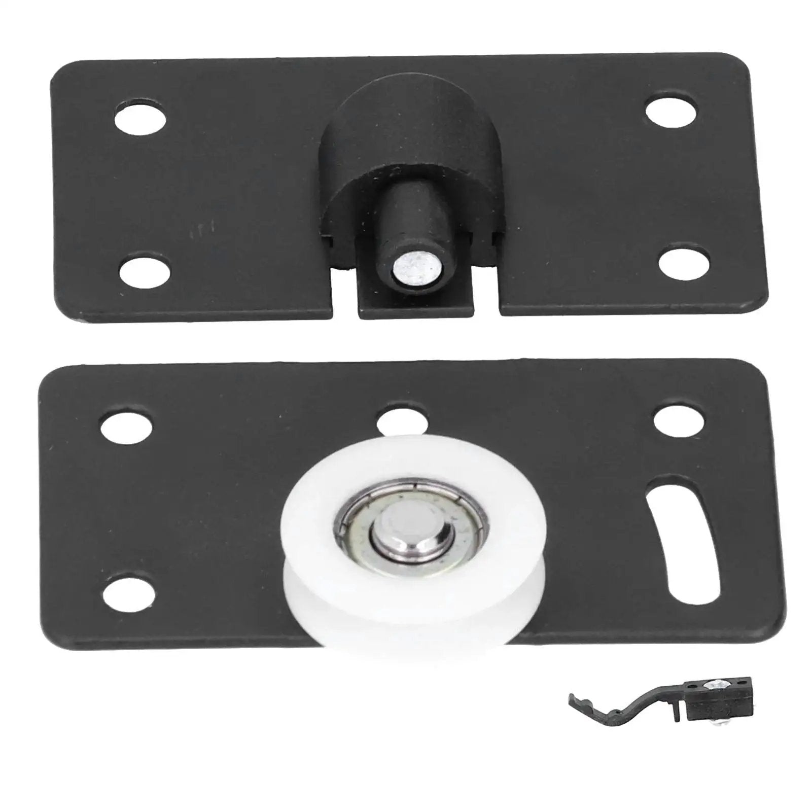Sliding Door Wheel With Gasket For Wardrobe Cabinet Closet Furniture Grooved Track Wheel Concave Wheel Sliding Pulley Durable CRS Material
