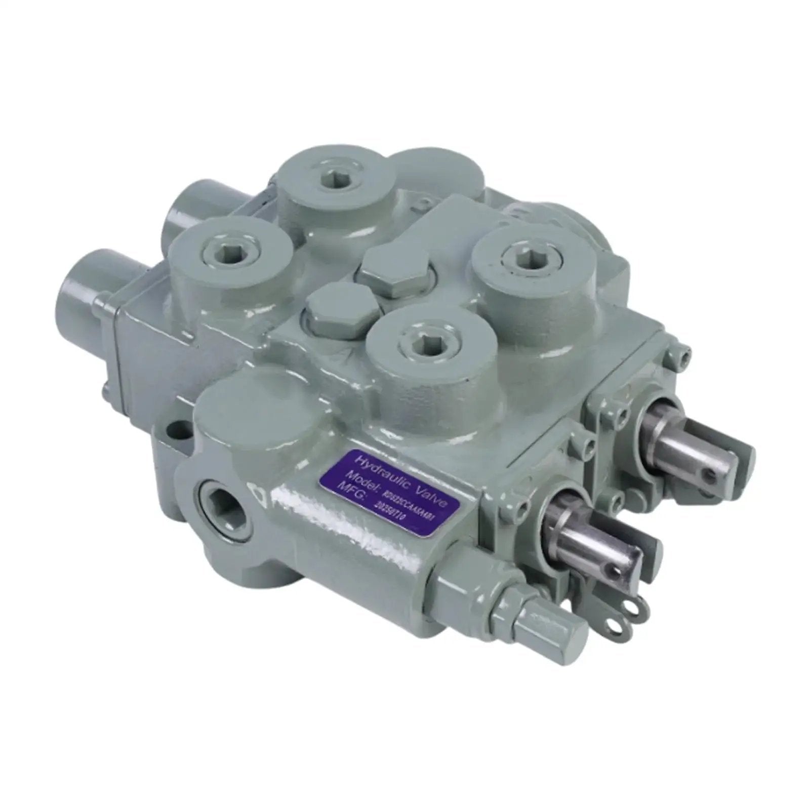 Heavy Duty Two Spool 25 GPM Double Acting Hydraulic Valve RD522CCAA5A4B1 For 3000 PSI Systems with side ports