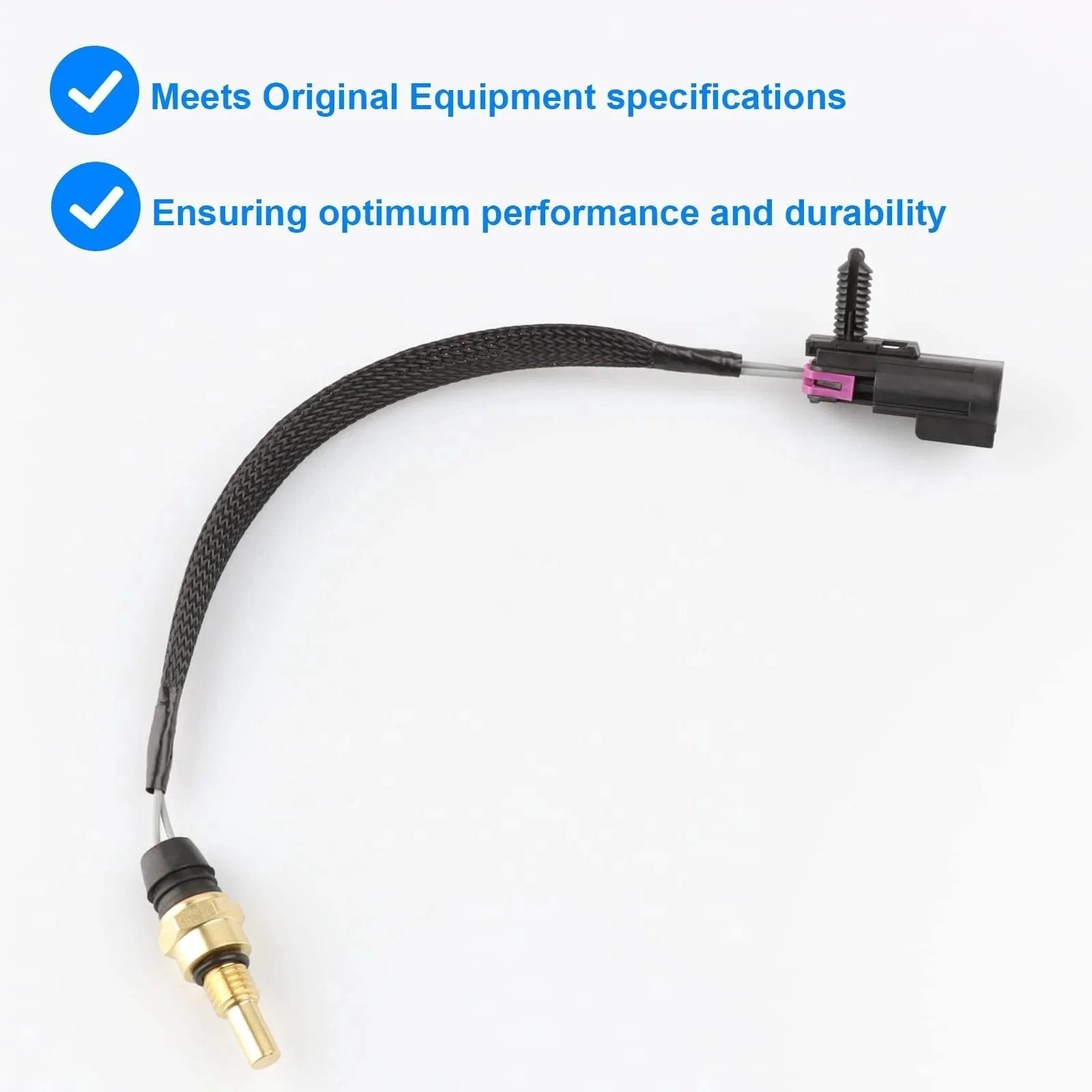Premium Engine Coolant Temperature Sensor Replacement 2134233 cable connector for GM vehicles, meets OE specs