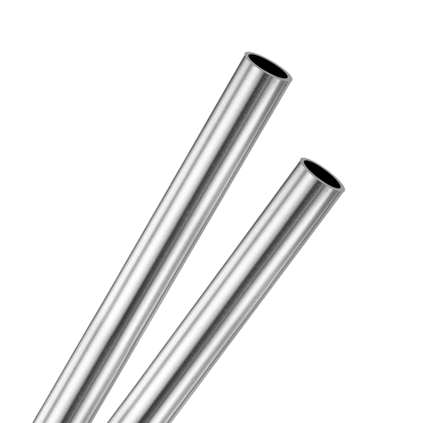 2 Pack 400mm 304 Stainless Steel Tubing Seamless Pipe 10mm OD 0.2mm Wall For Construction Machining DIY Crafting Outdoor Garden Wind Chimes Architectural Models Beefy Durable Metal Straight Pipe