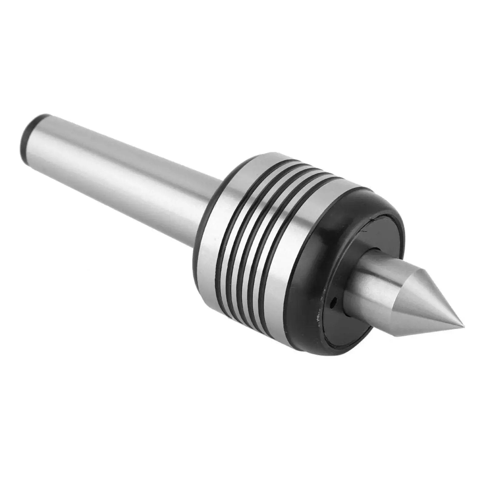 MT3 Heavy Duty Live Center With Triple Bearing Precision For Metal Lathe Turning Revolving Center, Alloy Steel, Side View