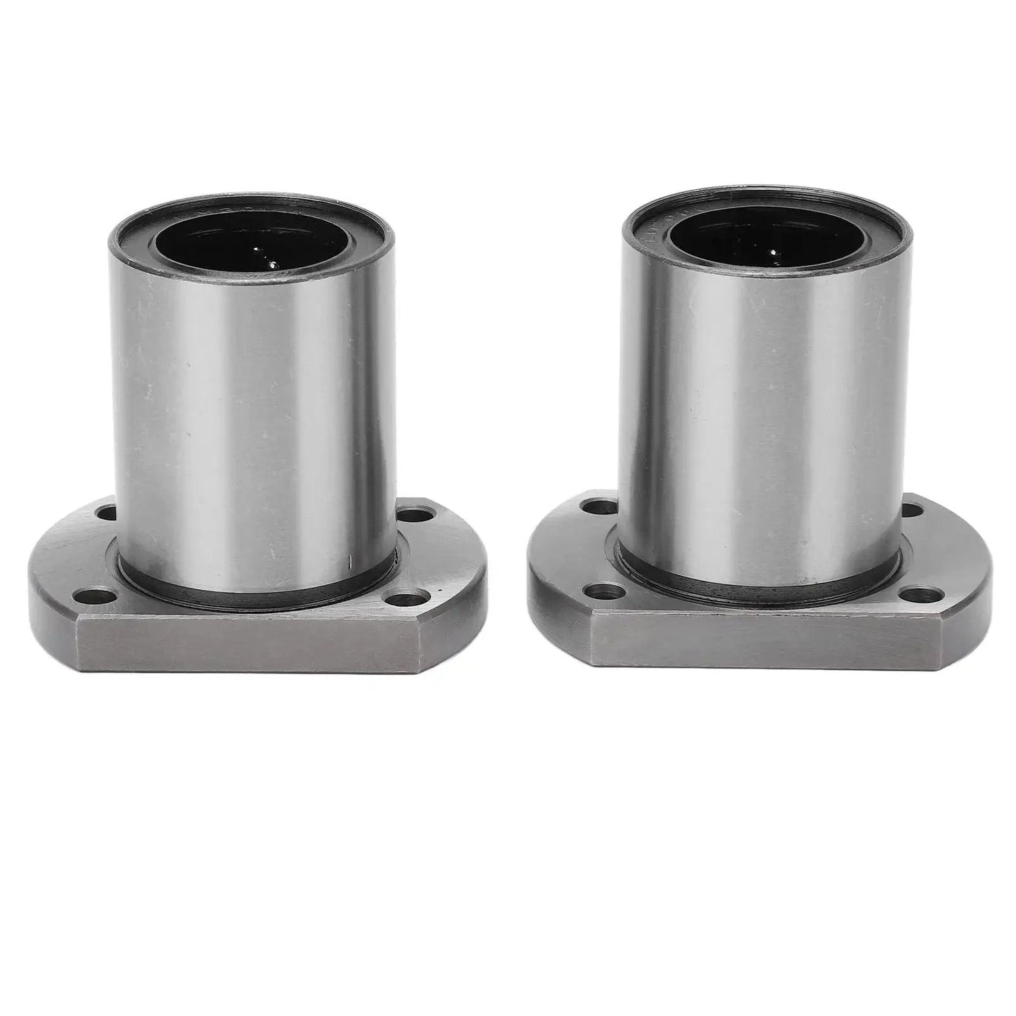 2Pcs Flange Linear Bearing Set For CNC Machines And Power Tools Heavy Duty Low Operating Load Point Contact Bearing Replacement