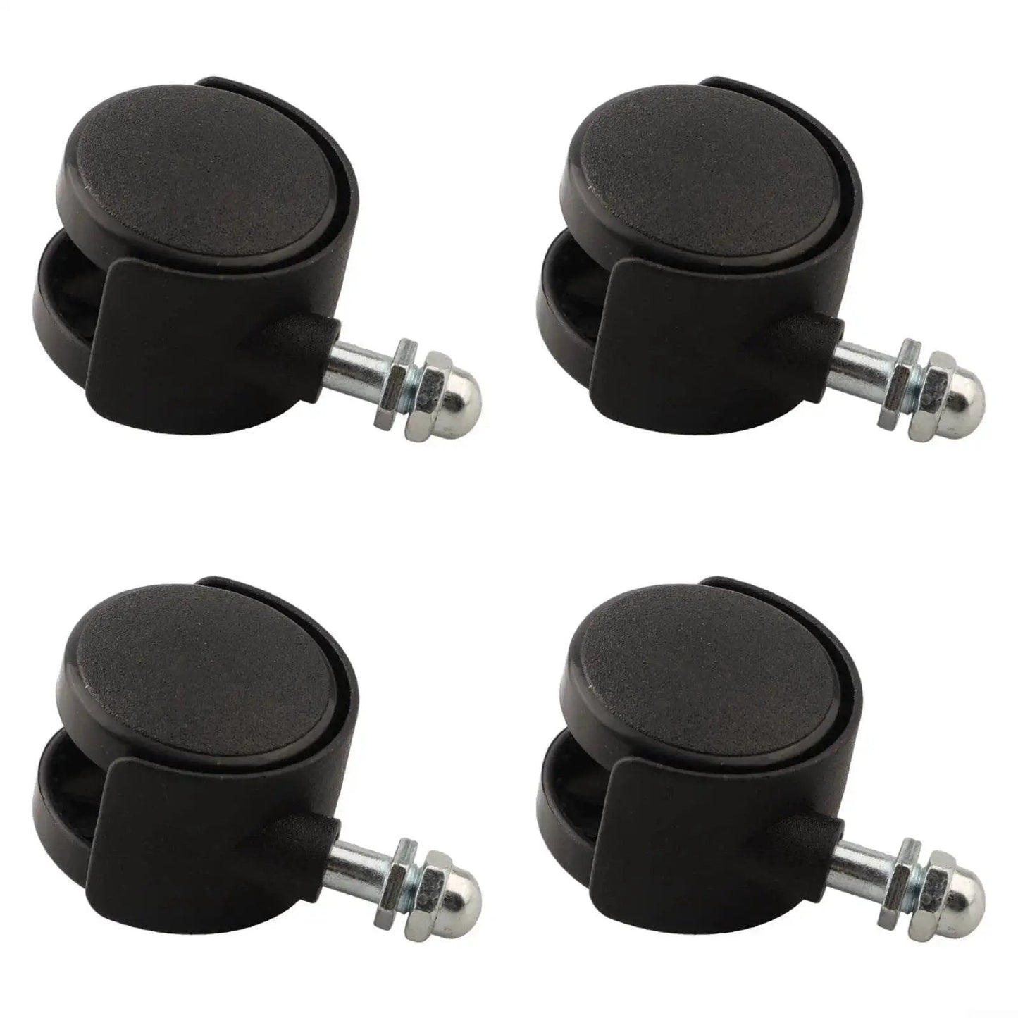 Replacement Wheels For Electric Oil Heaters 4 Pack Omni Directional Caster Wheels 40x30mm With 8mm Thread Without Brake Durable Plastic