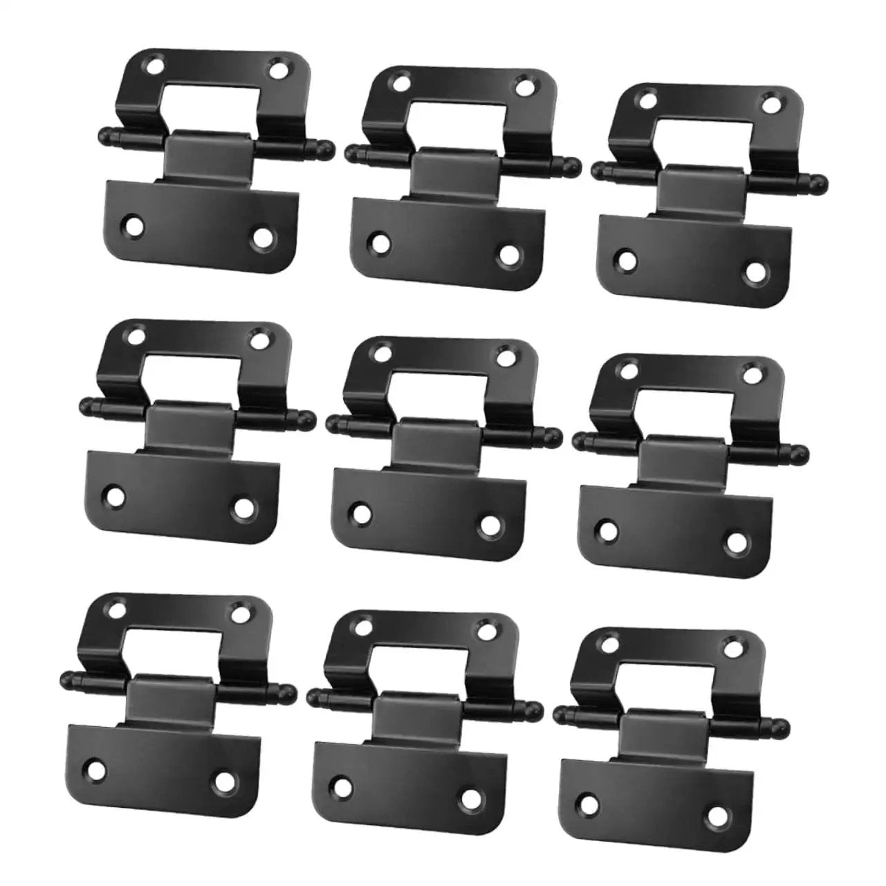 Heavy Duty Self Closing Kitchen Cabinet Hinges For Furniture Doors Built Tough Durable Iron Cupboard Hinges With Smooth Finish Easy Installation High Load Bearing Capacity For Kitchen And Bathroom 10 Pack