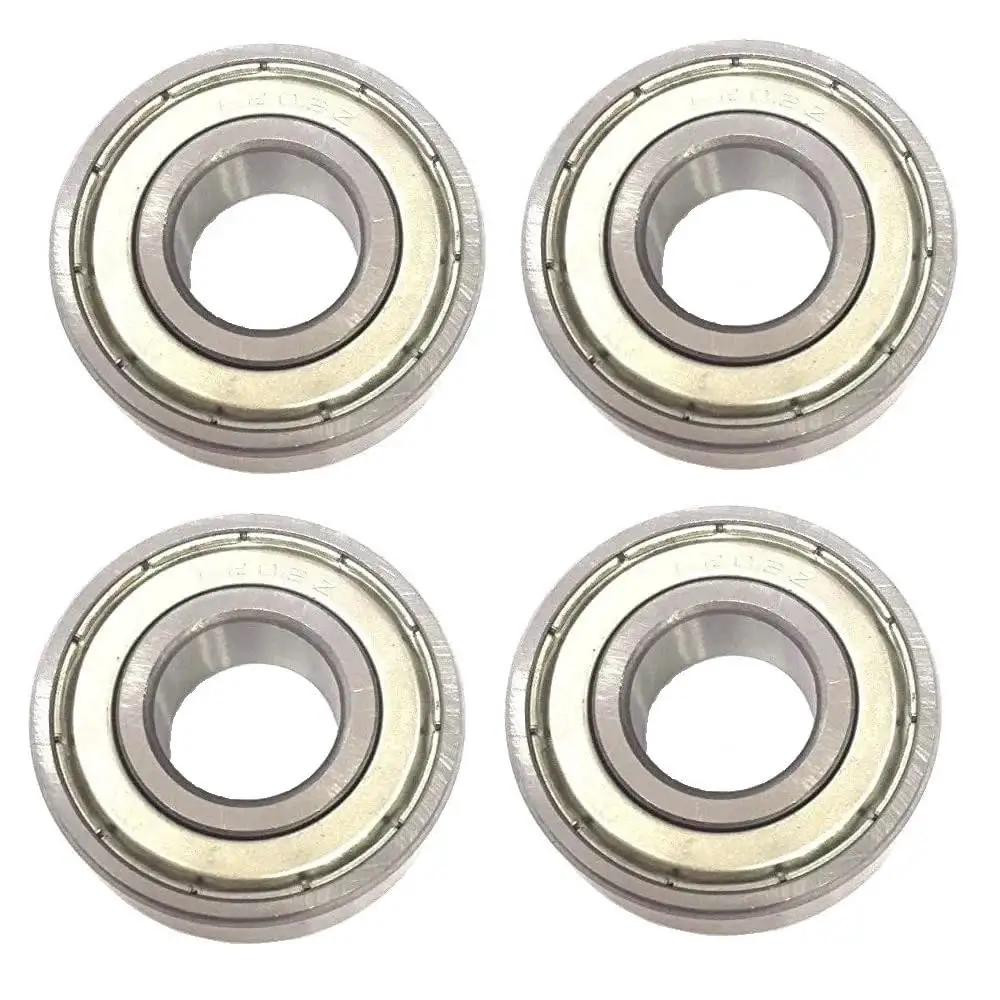 Front And Rear Wheel Dual Sealed Bearing Set For Coleman CT200U EX Mini Bike 15x35x11mm Gold 6202Z Bearings 4 Pack