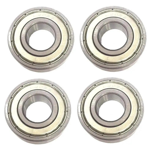 Front And Rear Wheel Dual Sealed Bearing Set For Coleman CT200U EX Mini Bike 15x35x11mm Gold 6202Z Bearings 4 Pack
