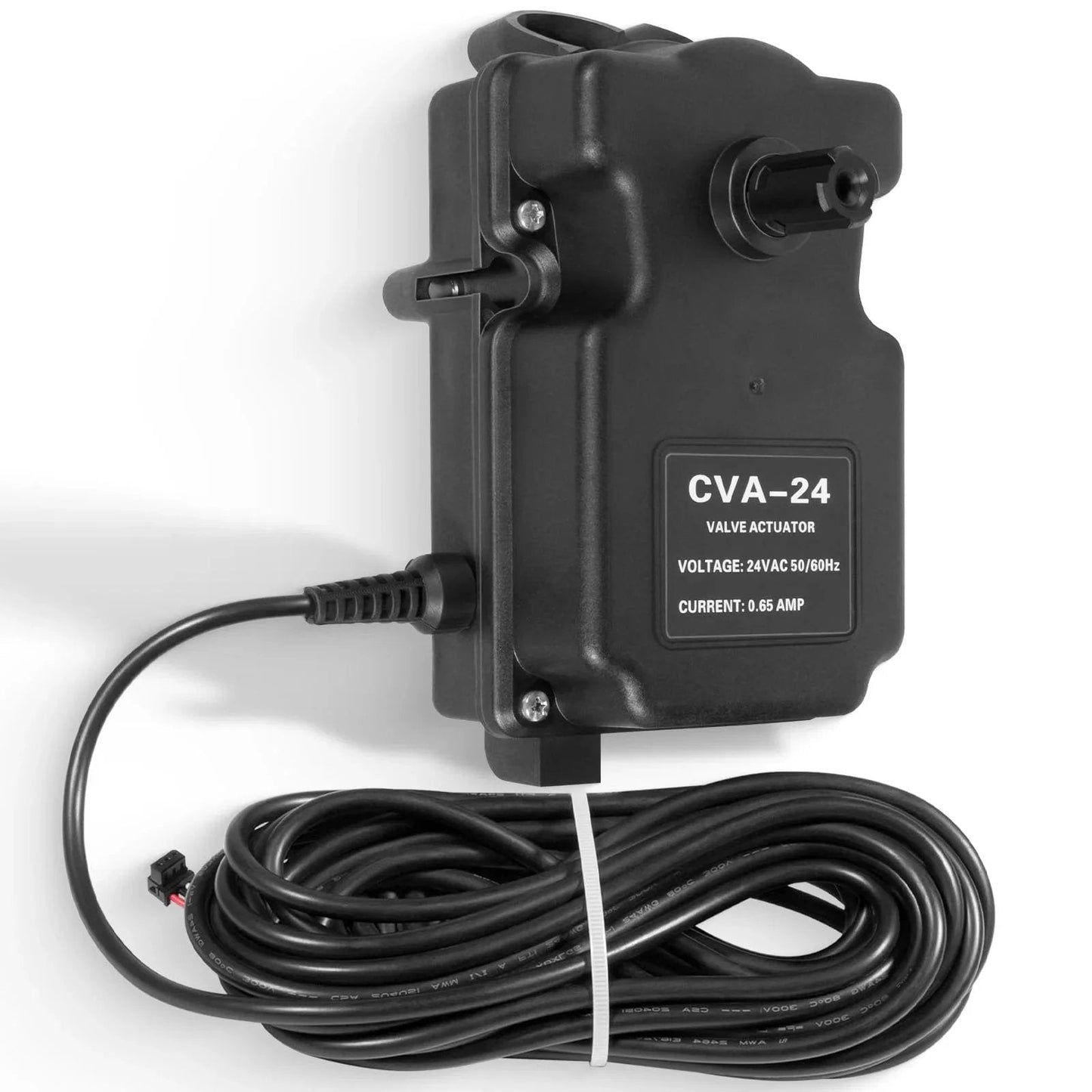 CVA24T Valve Actuator For 24VAC Pool Valves 2 Port Or 3 Port Replacement For Pentair 263045, 24 Volt AC with 25 Ft Cable