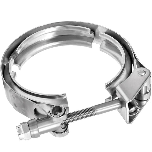2.75 Inch Quick Release V Band Clamp Stainless Steel 304 For Exhaust Pipe Flanges And Intercooler Piping Easy Open Close Quick Release Design