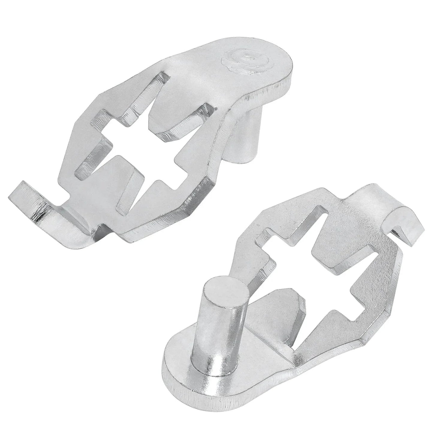 Four Piece T-Post Gate Hinge Pins Set, Heavy Duty Powder Coated Steel For Farm And Garden Gates, Rust Resistant And Durable
