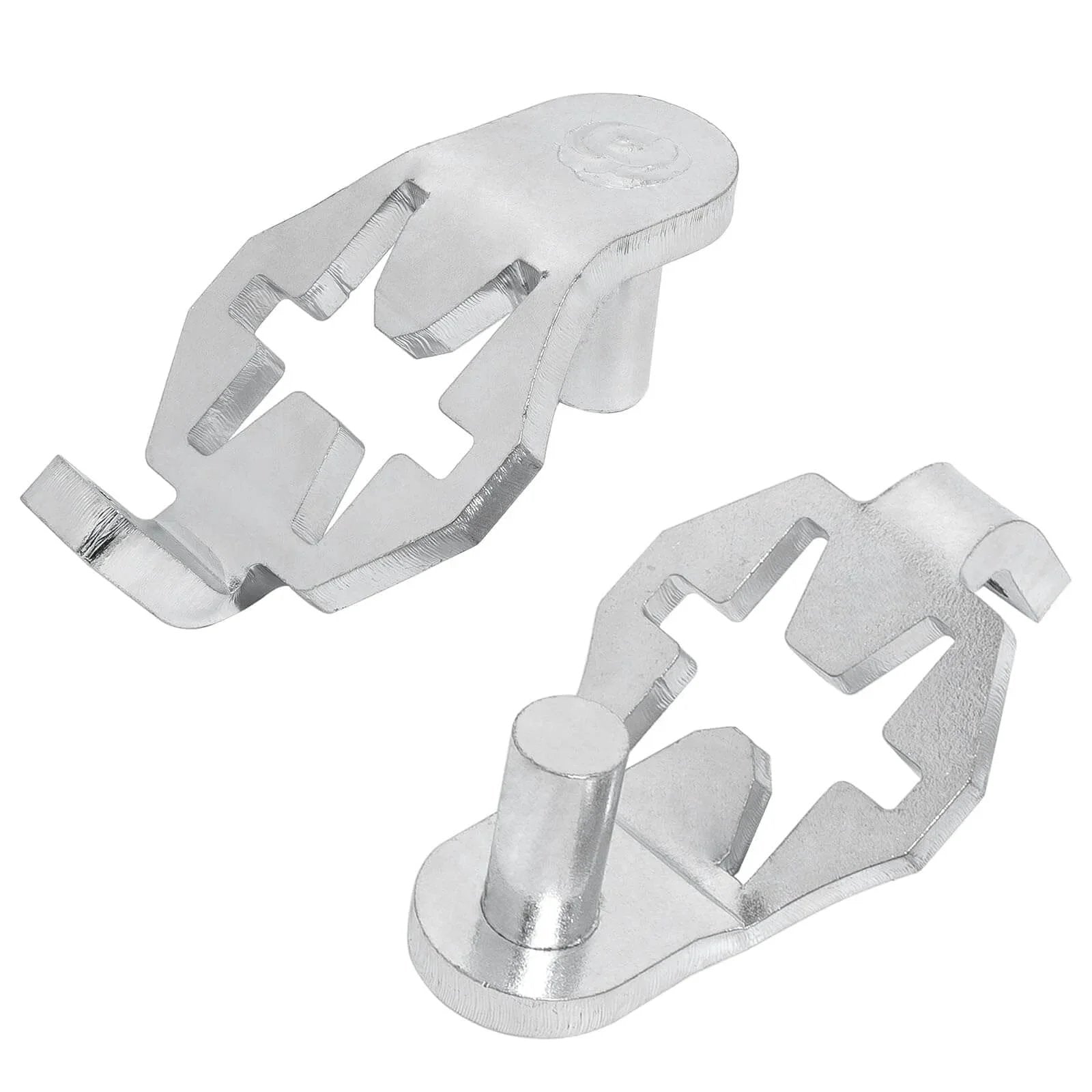 Four Piece T-Post Gate Hinge Pins Set, Heavy Duty Powder Coated Steel For Farm And Garden Gates, Rust Resistant And Durable