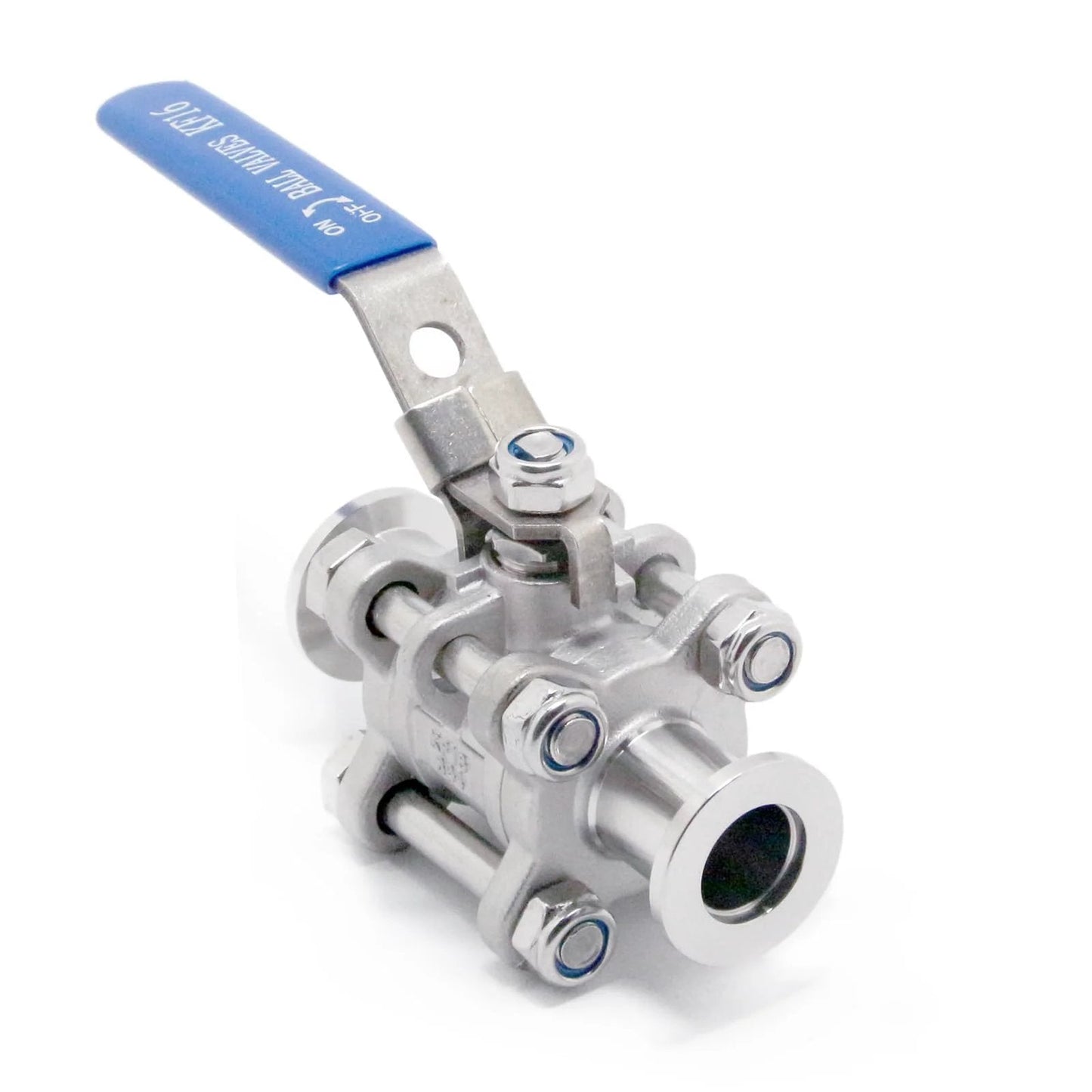 KF-16 Vacuum Ball Valve Clamp Valve In Stainless Steel 304 With Locking Device For Tri Clamp Systems From QiiMii
