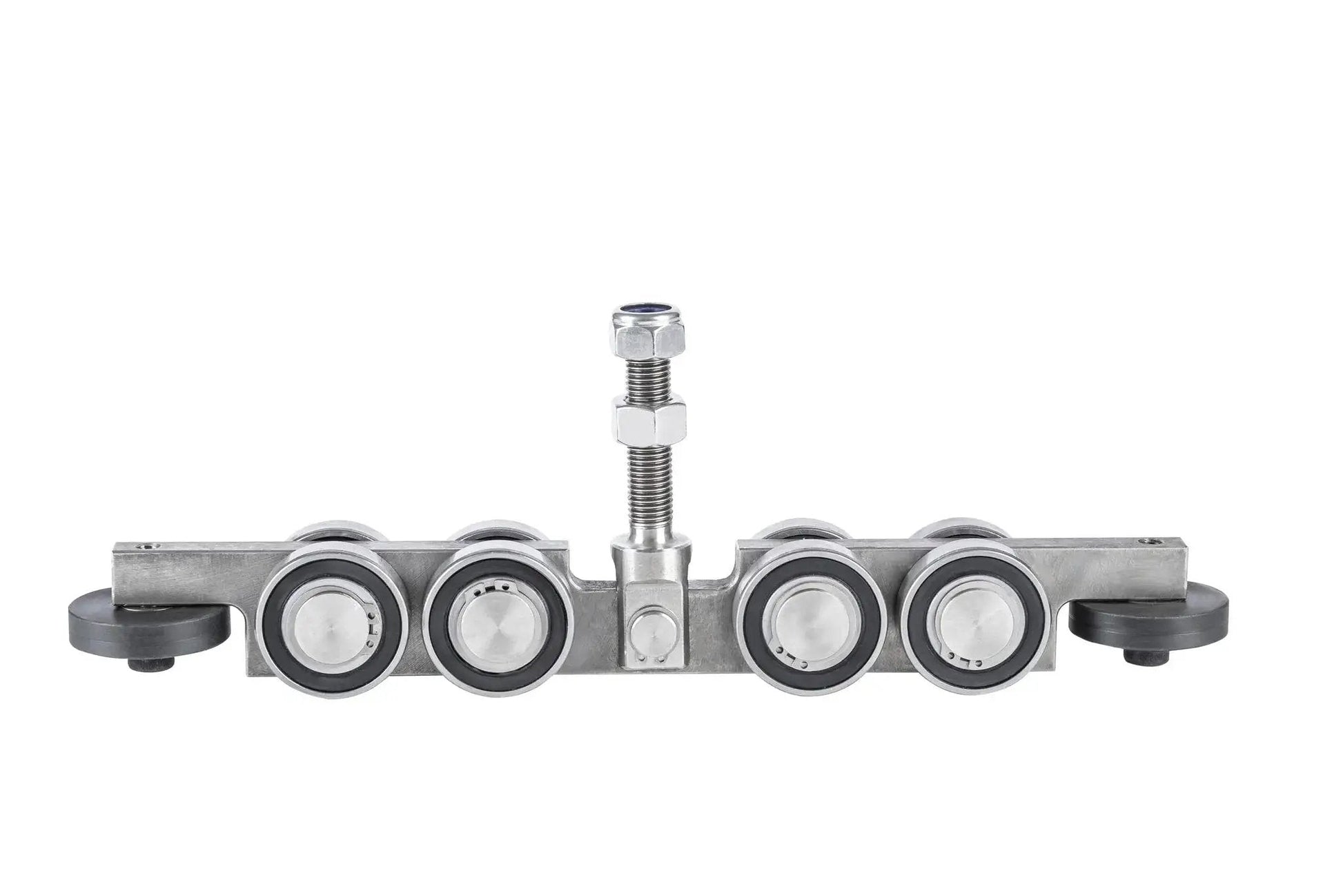 Sliding Gate Trolley Truck Assembly With Four Bearings And Eight Steel Wheels For Heavy Doors High Duty Load Bearing Smooth Quiet Operation