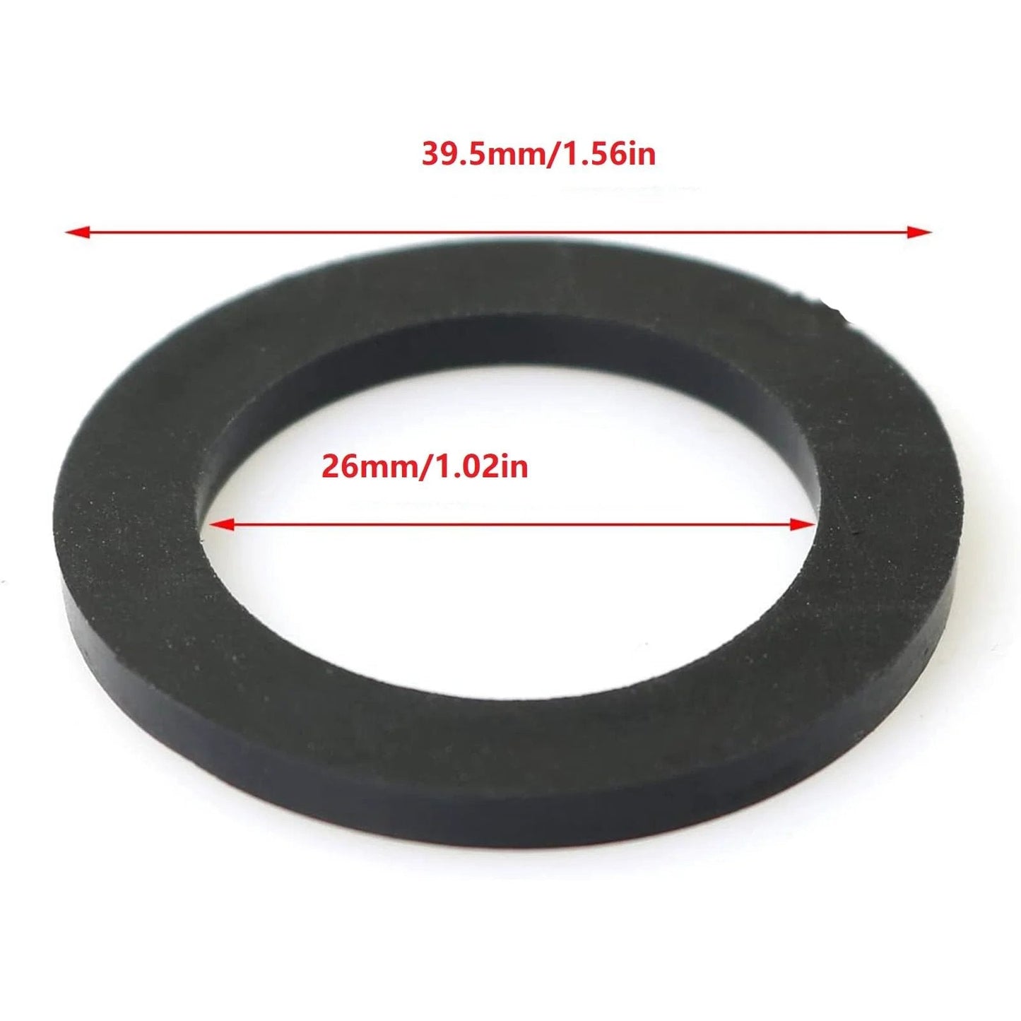 Water Meter Gasket Kit 4 Pcs 26mm ID Rubber O Ring DN25 Slide Joint Seal For Plumbing Replacement Black Gaskets Abrasion And Oil Resistant Durable PVC Construction